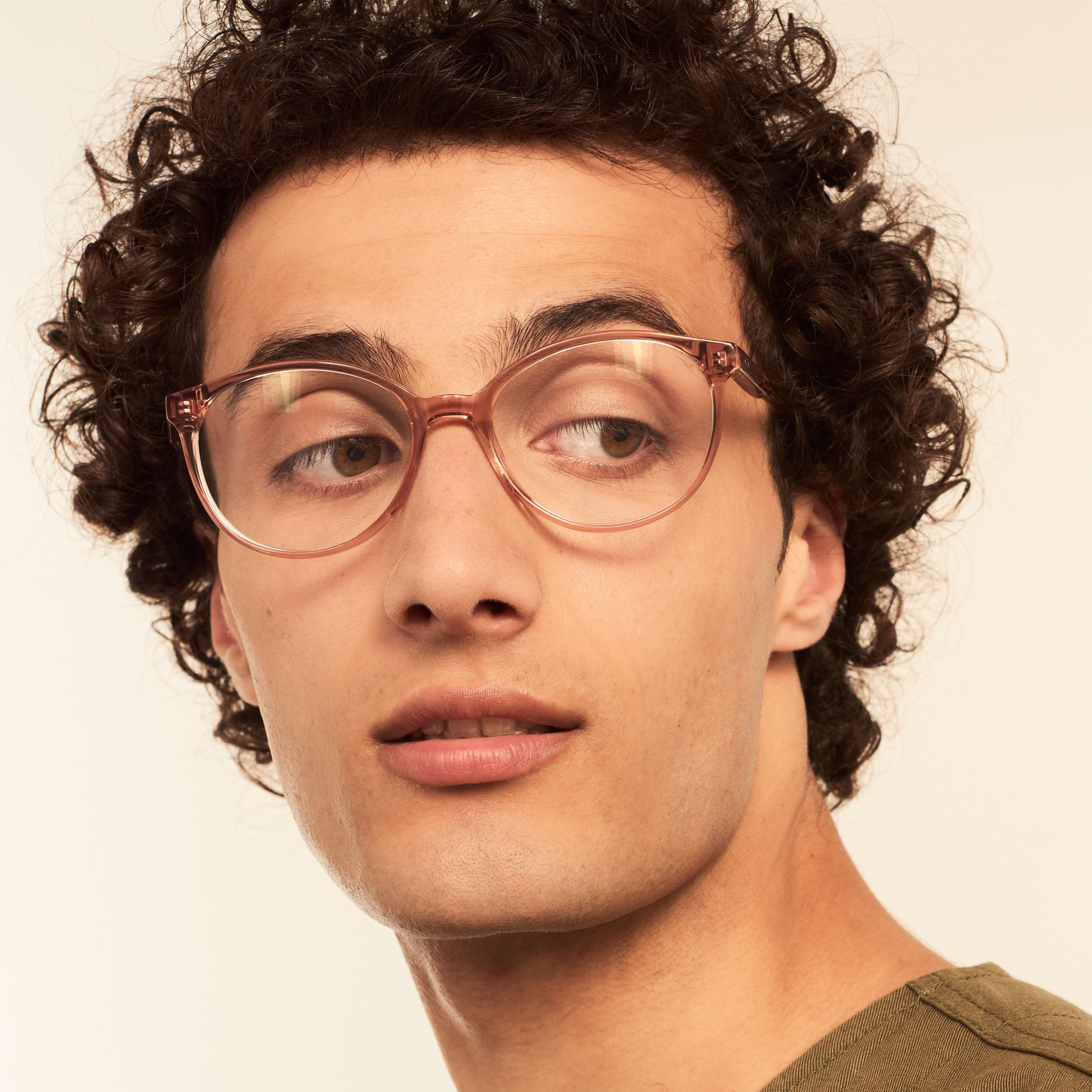 Ace & Tate Glasses | oval Acetate in Pink