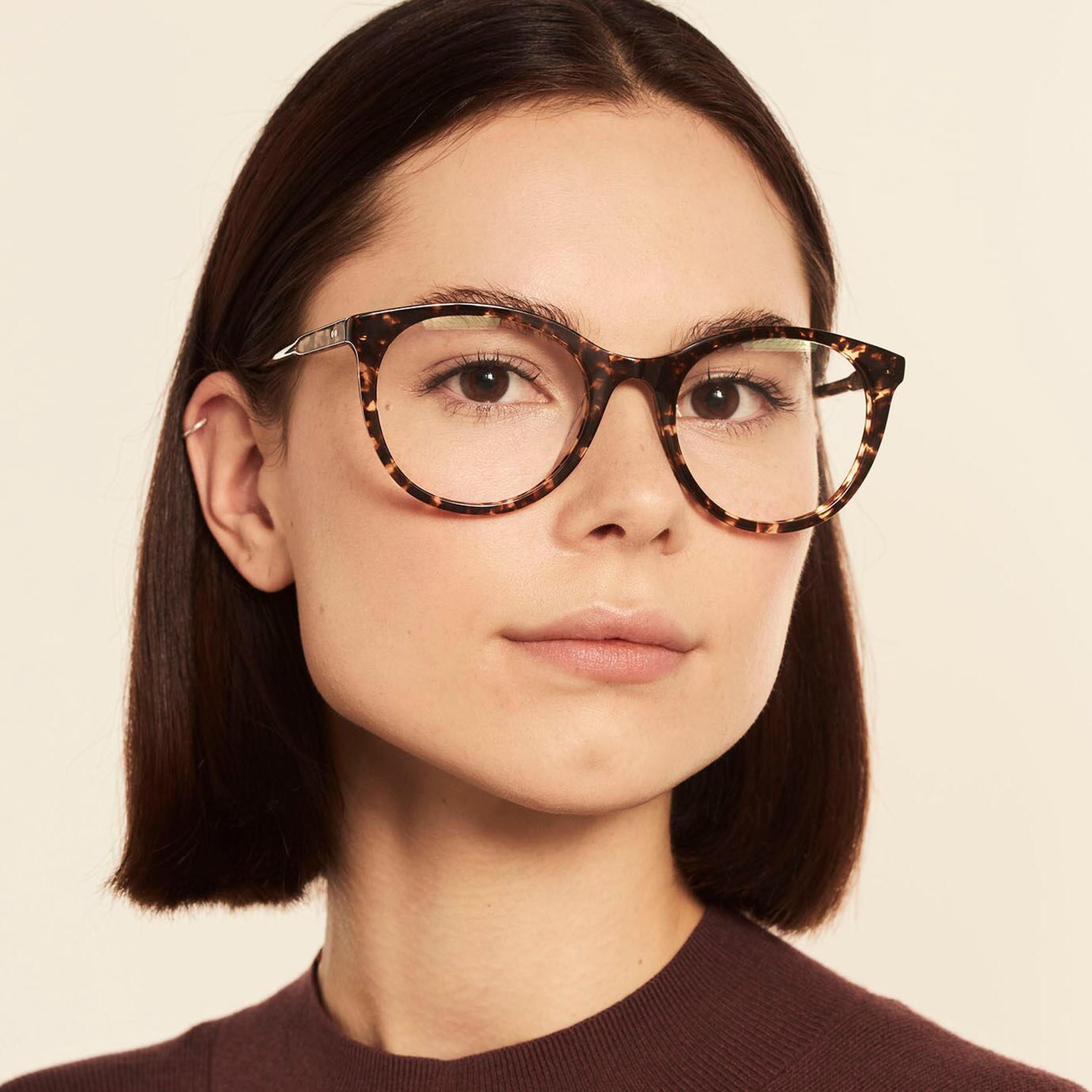 Ace & Tate Glasses | oval Acetate in Brown