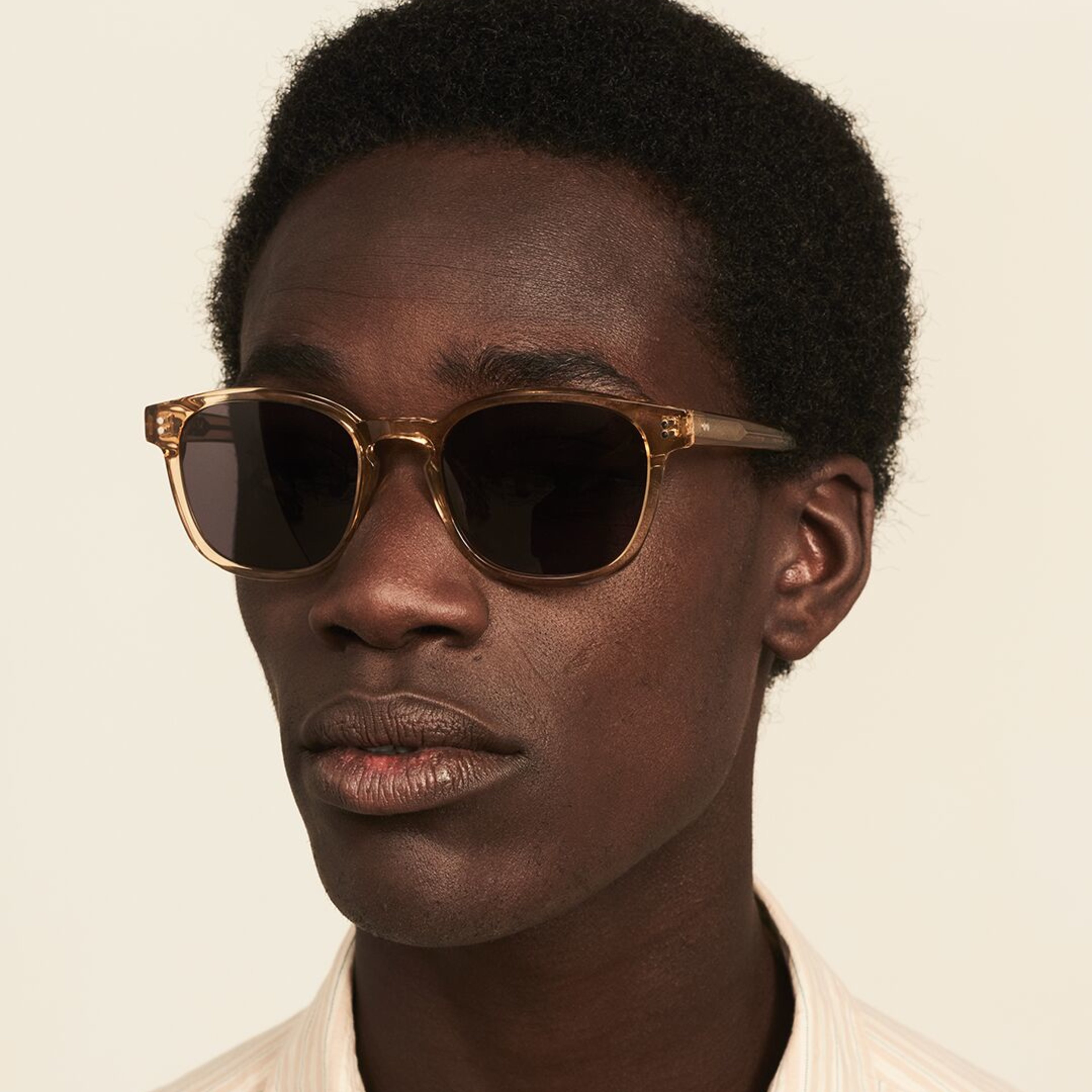 Ace & Tate Sunglasses | square acetate in Yellow
