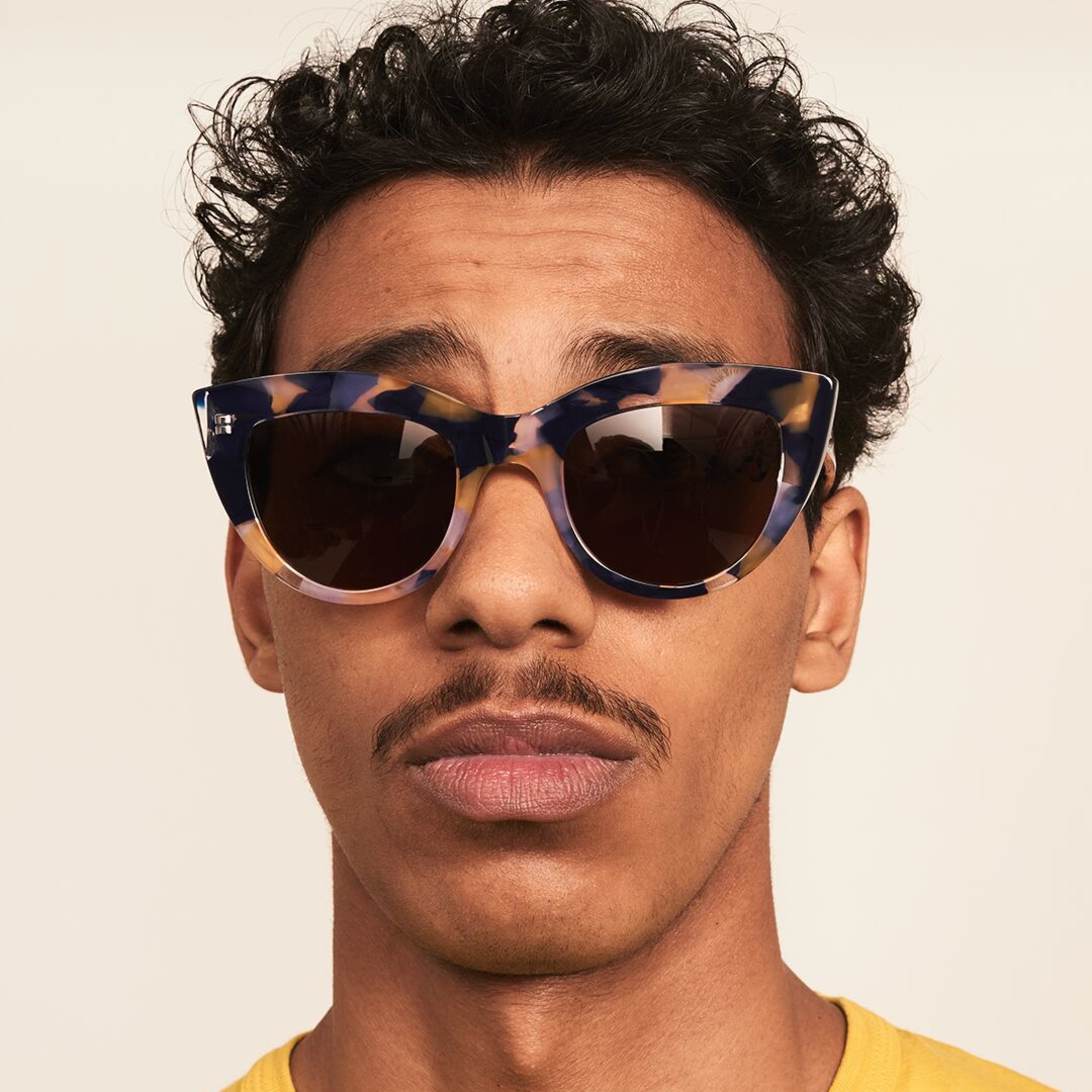 Ace & Tate Sunglasses |  Acetate in Brown, Orange, Purple