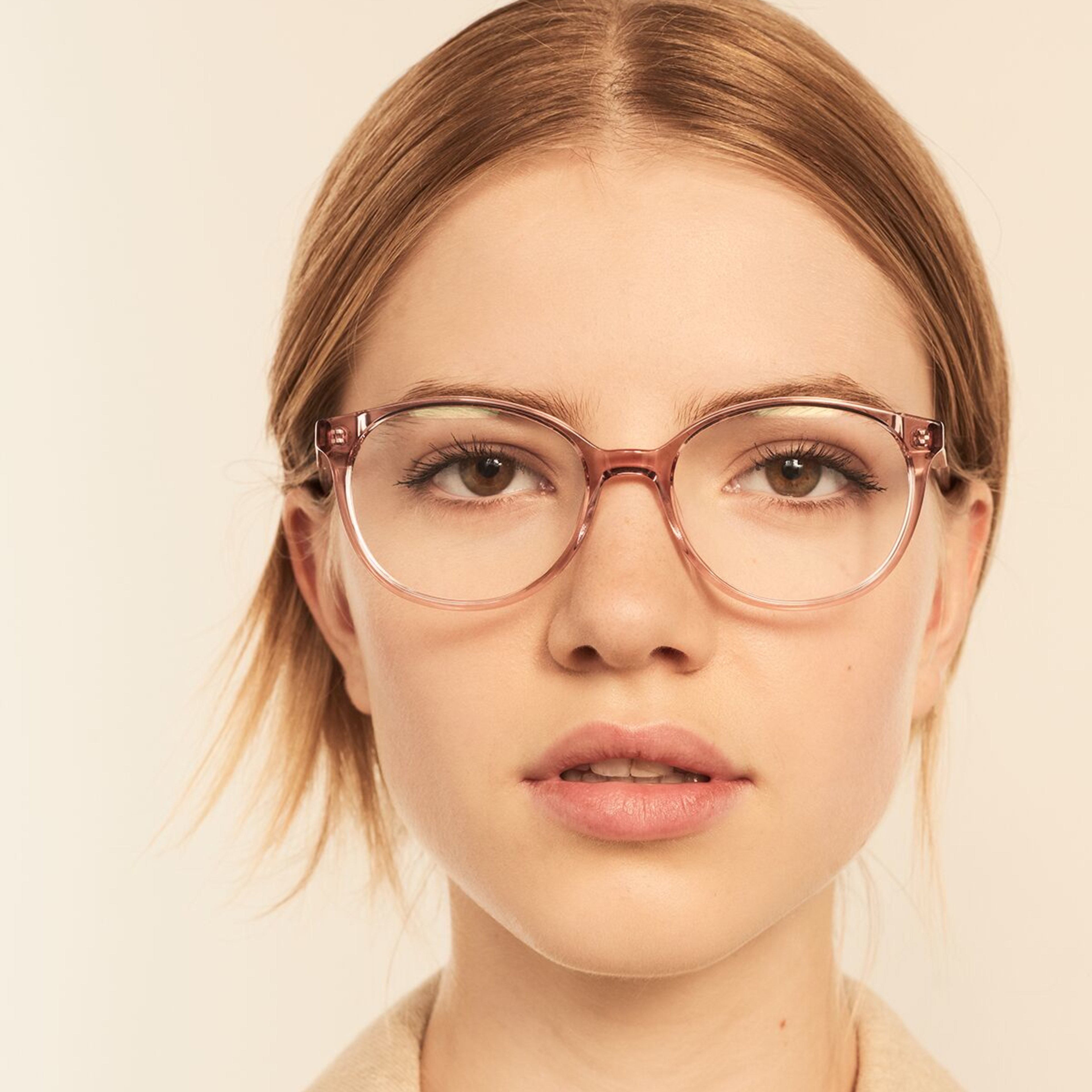 Ace & Tate Optiques | oval Acétate in Rose