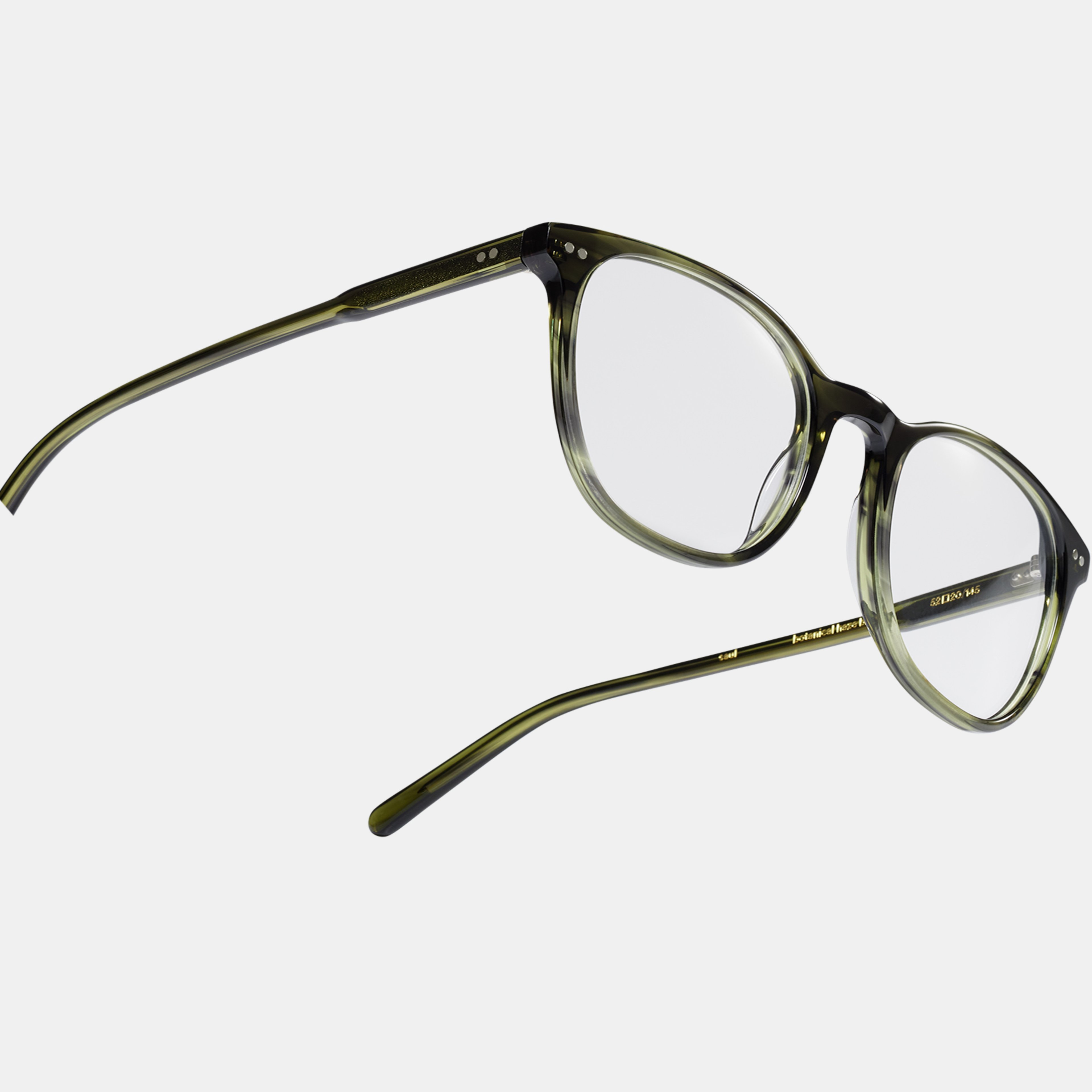 Ace & Tate Glasses | Round Acetate in Green