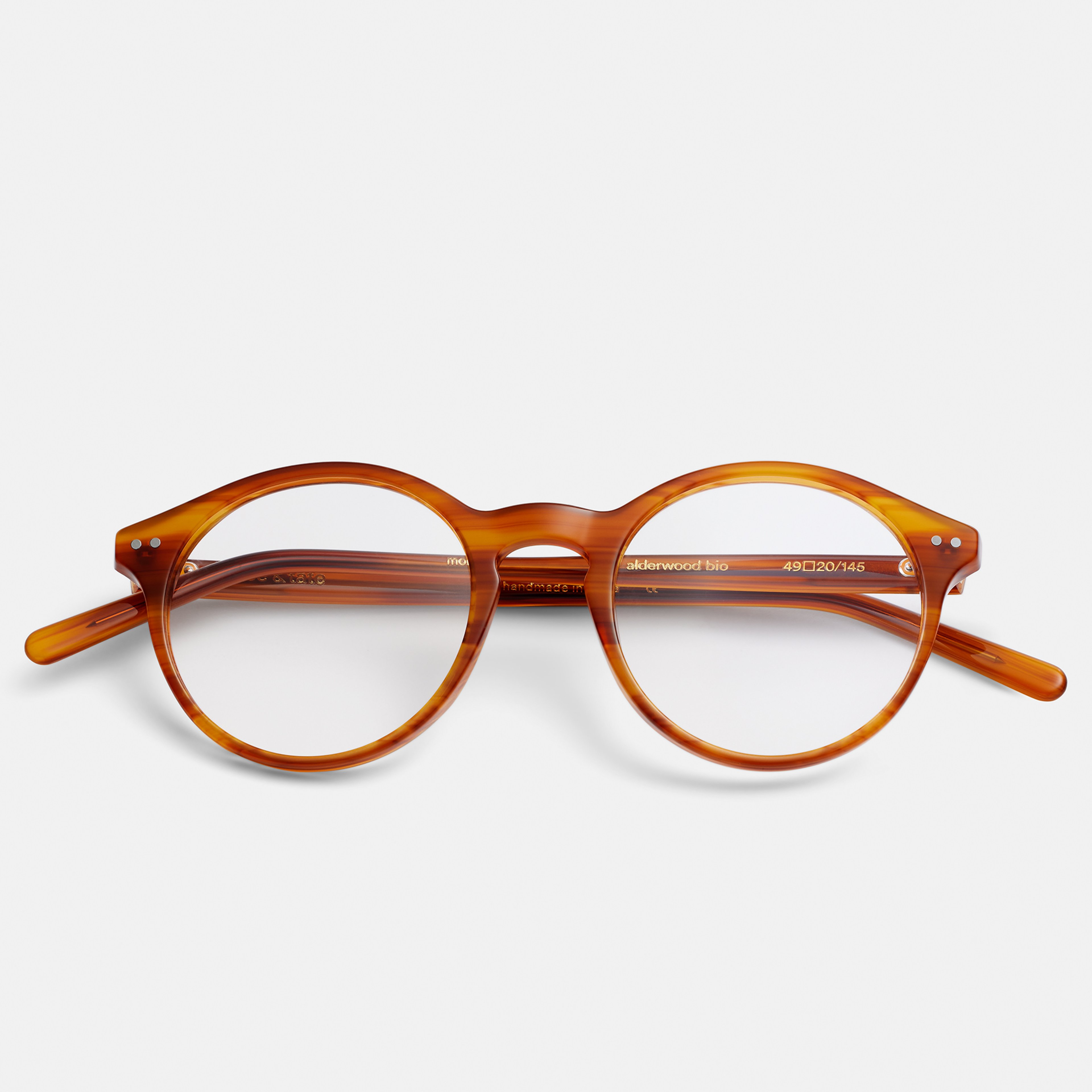 Ace & Tate Glasses | Round Acetate in 