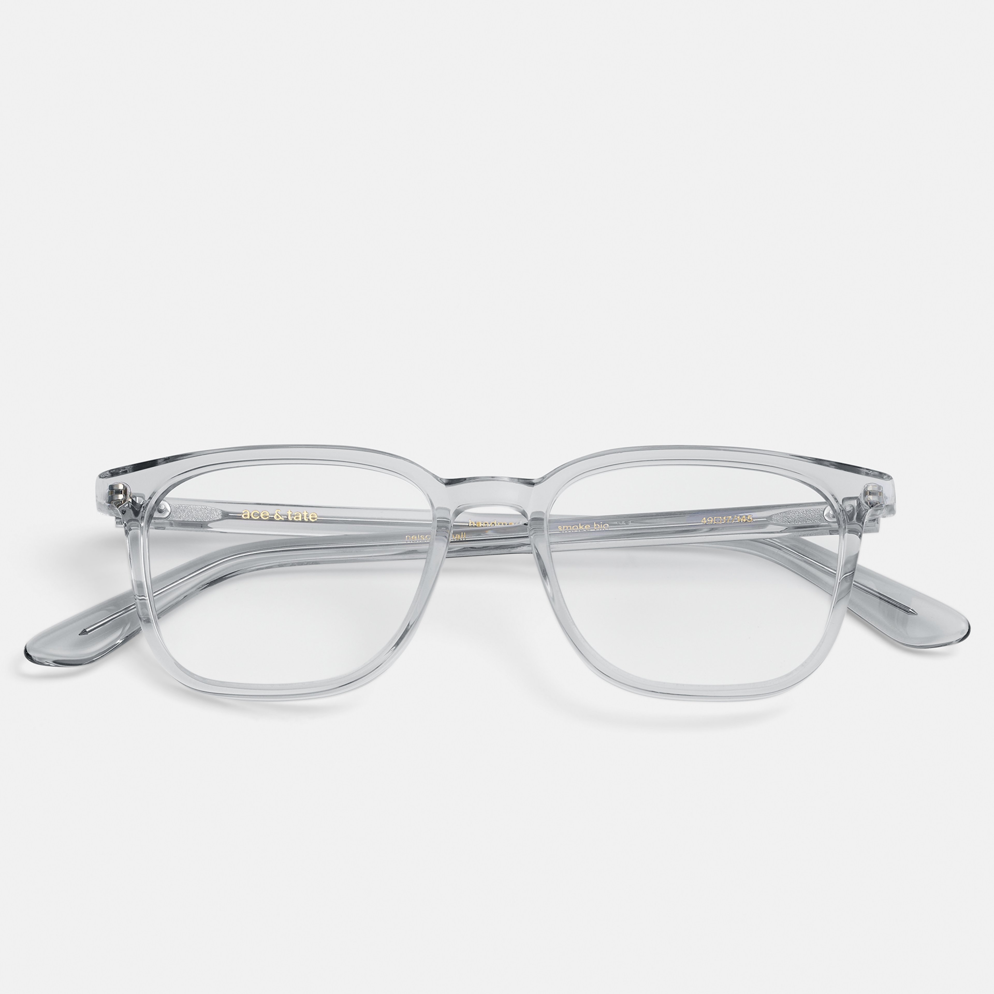 Ace & Tate Glasses | rectangle Acetate in Clear, Green
