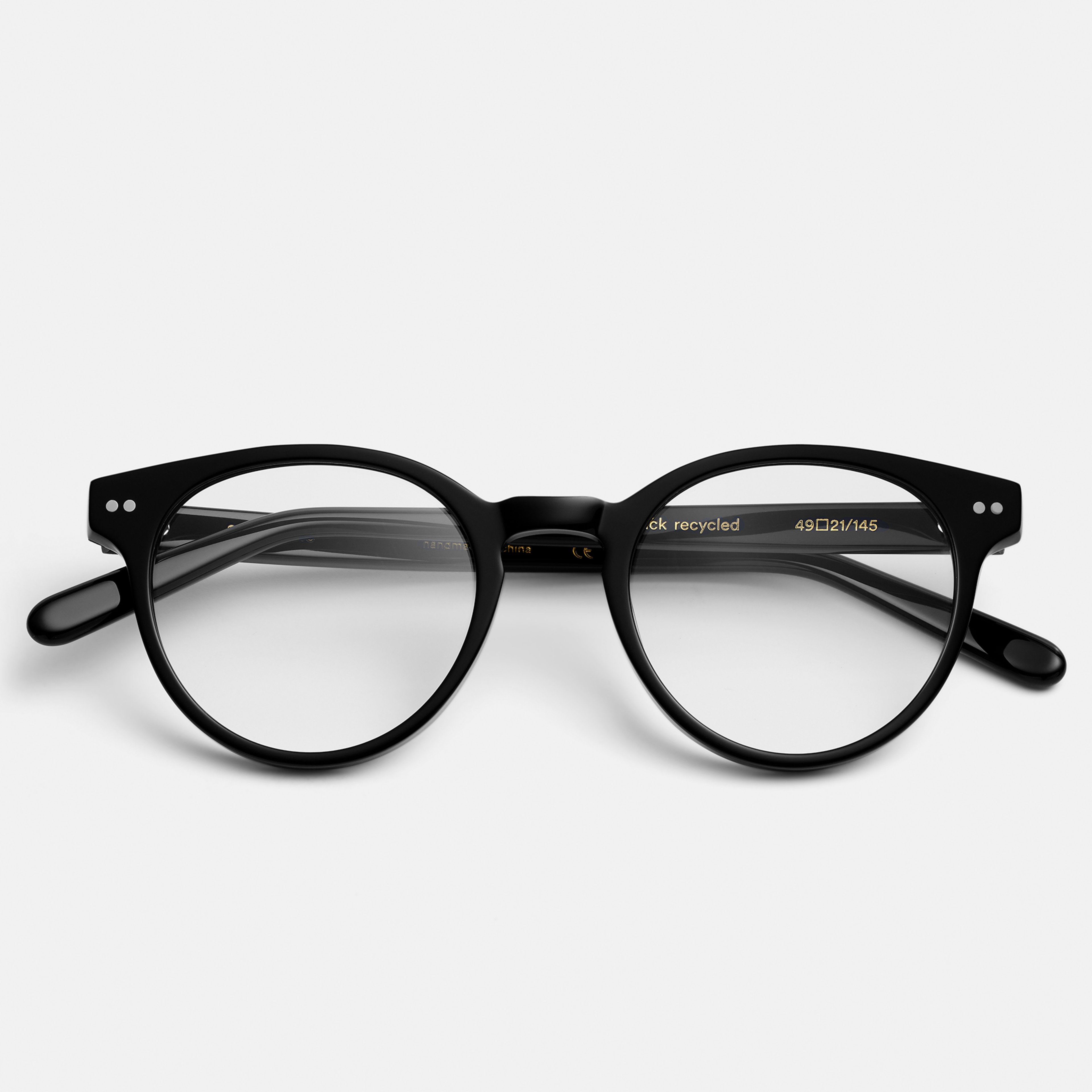 Large Black Rimmed Glasses Clearance