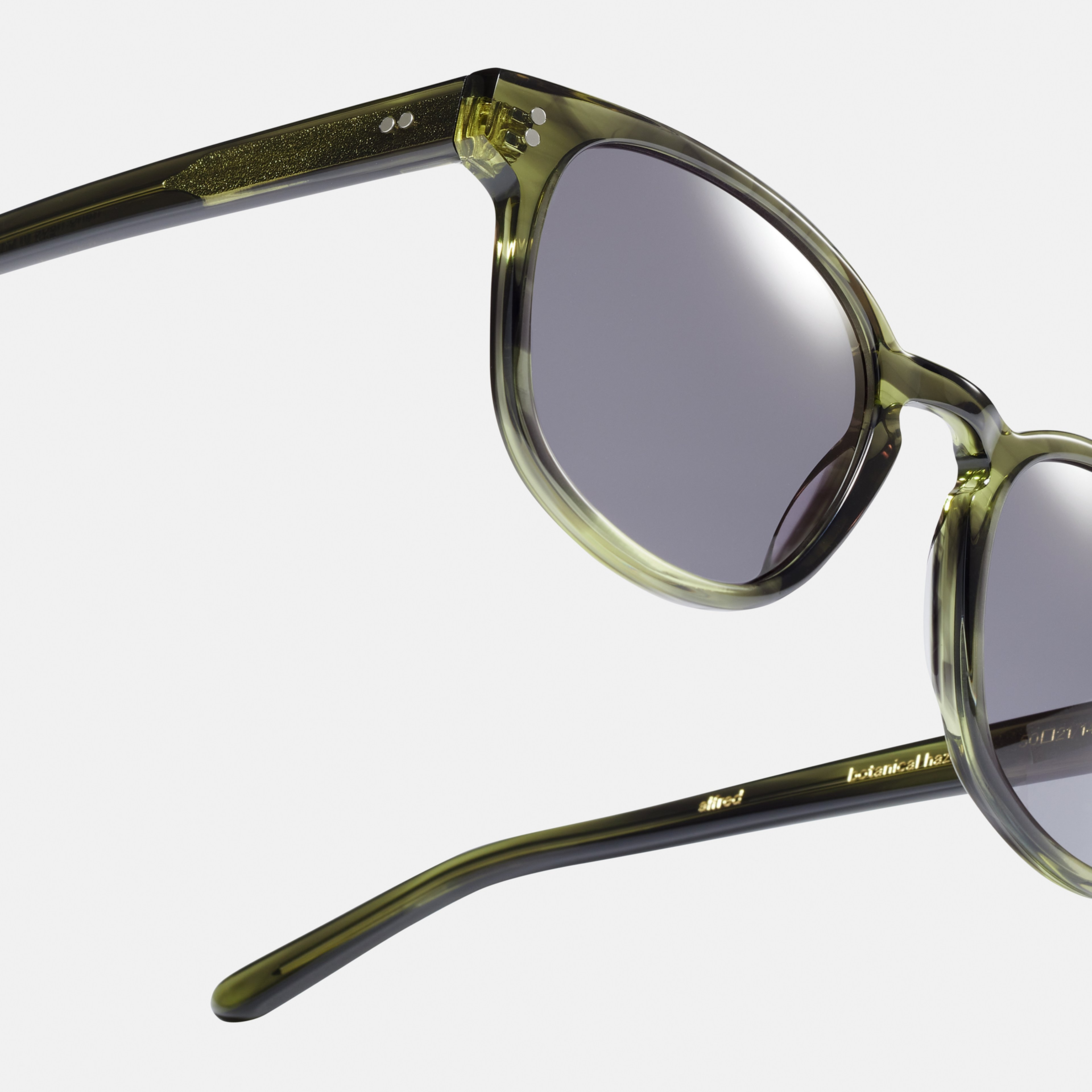 Ace & Tate Sunglasses | Square Acetate in Green