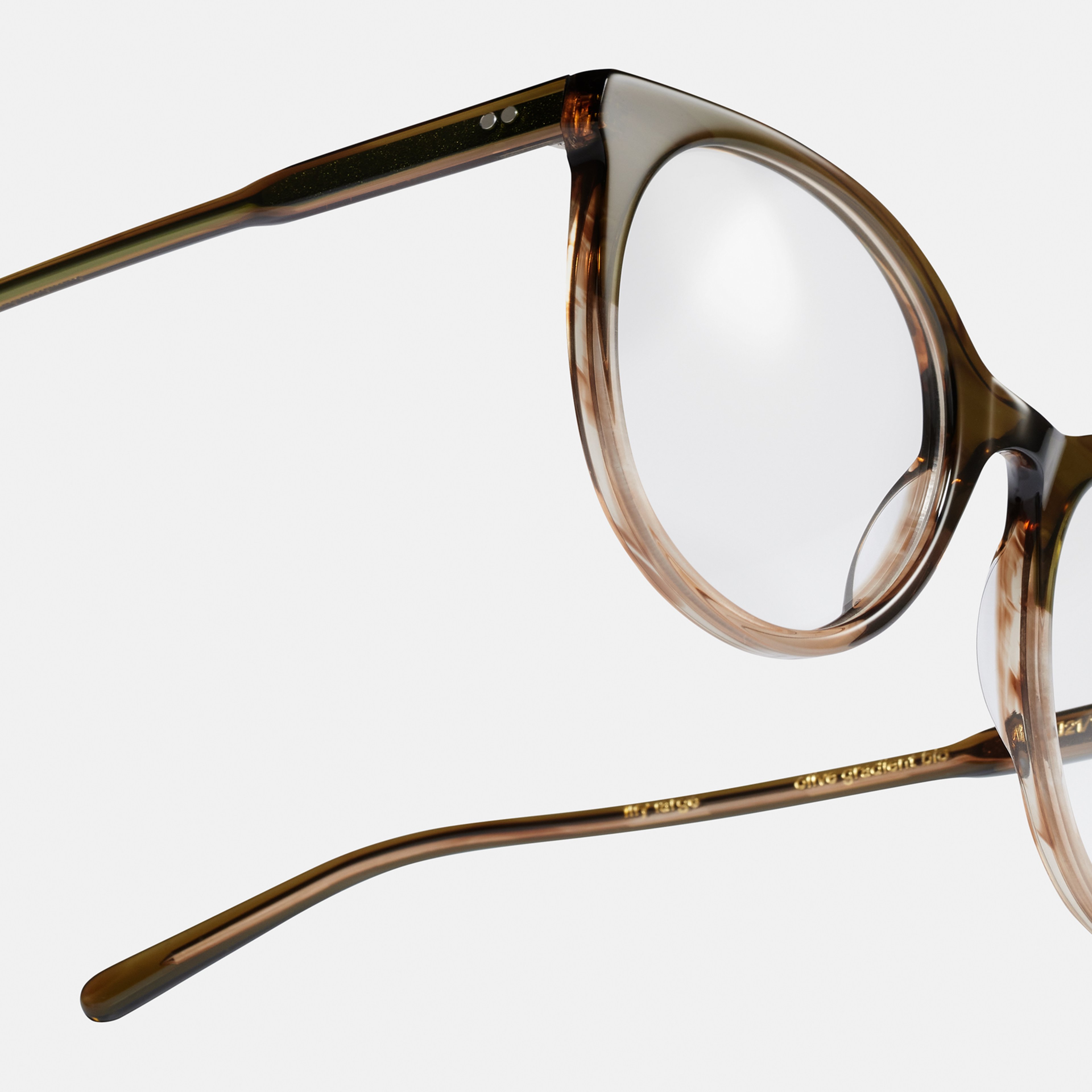 Ace & Tate Glasses | oval Acetate in Brown, Green
