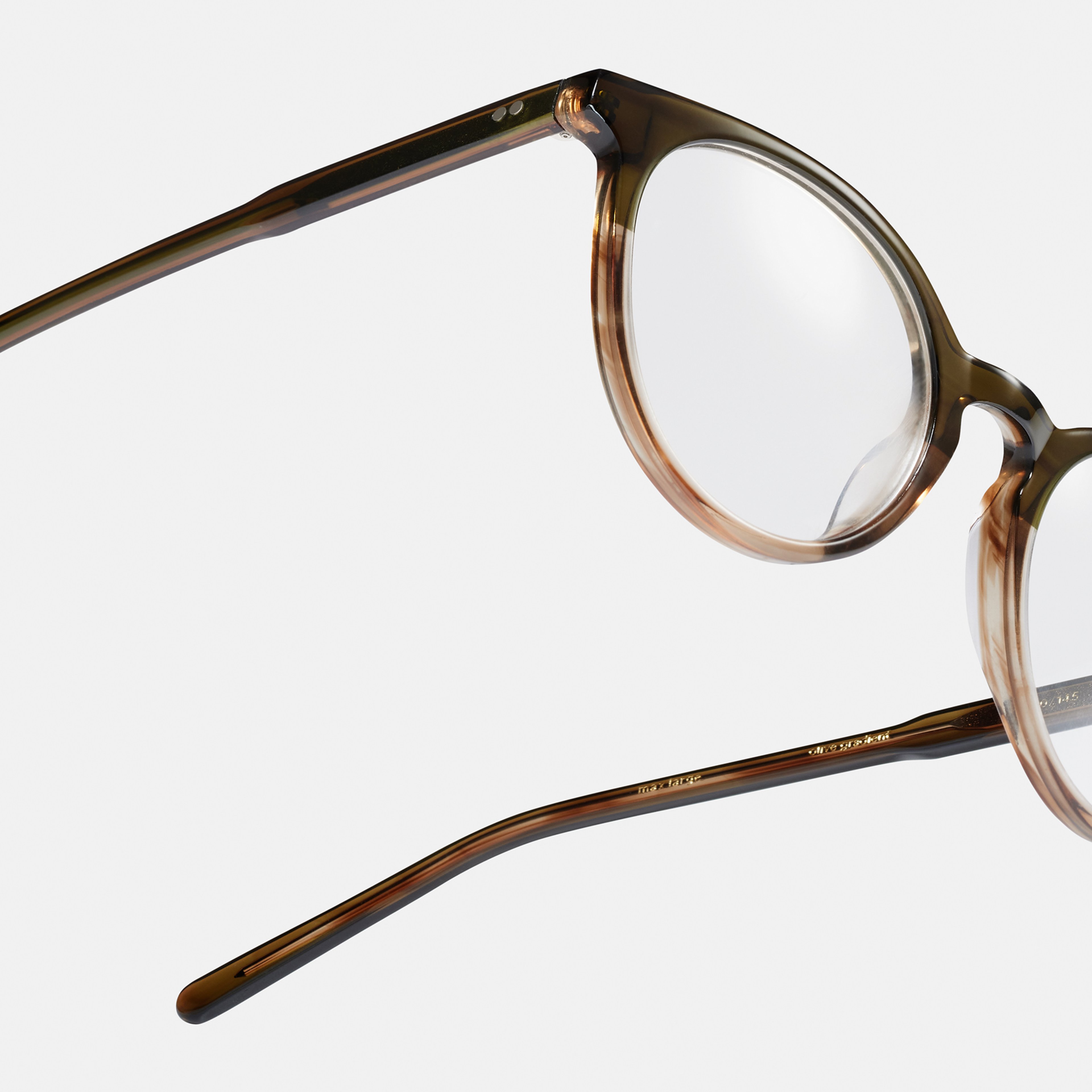 Ace & Tate Glasses | Round Acetate in Brown, Green