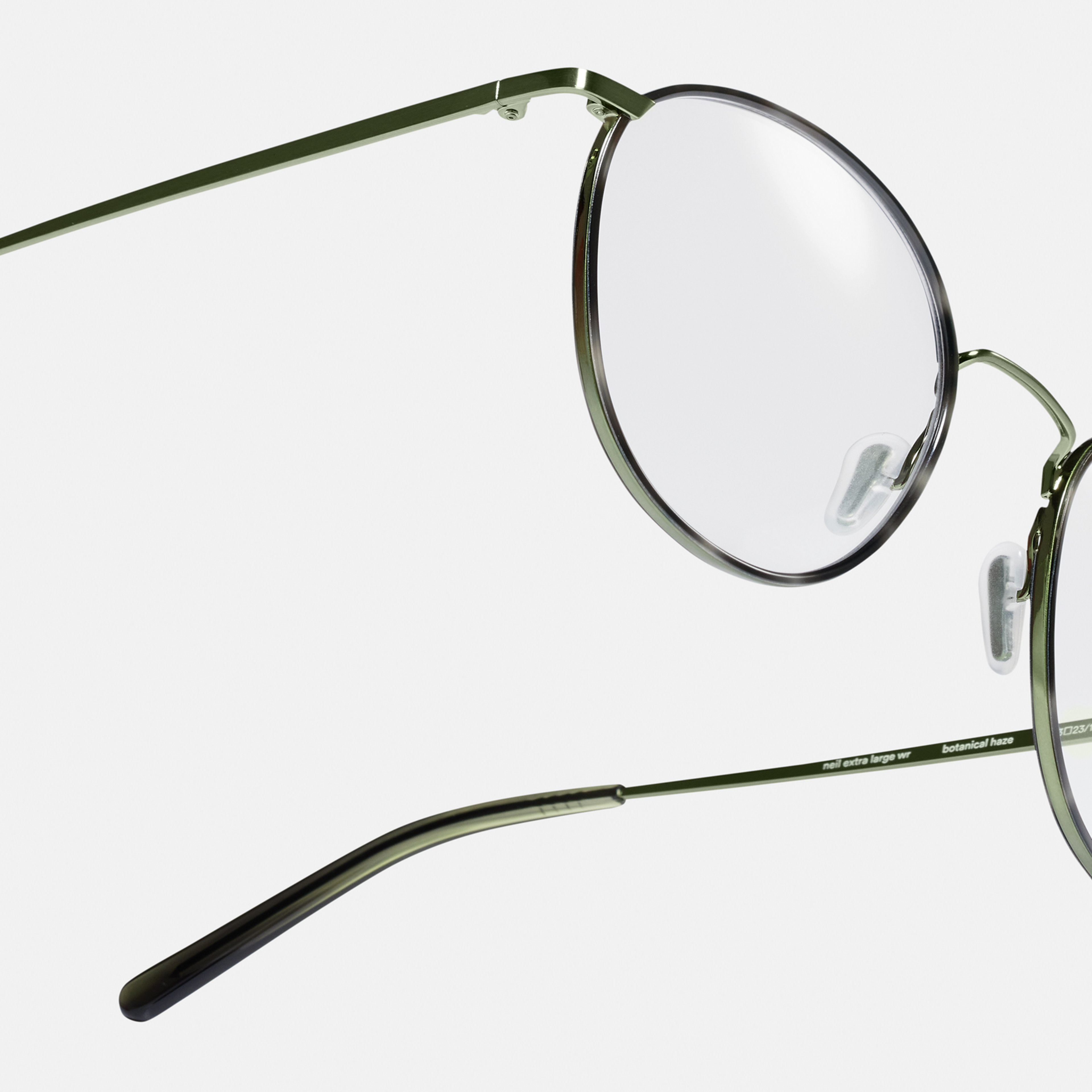 Ace & Tate Glasses | Round Metal in Green