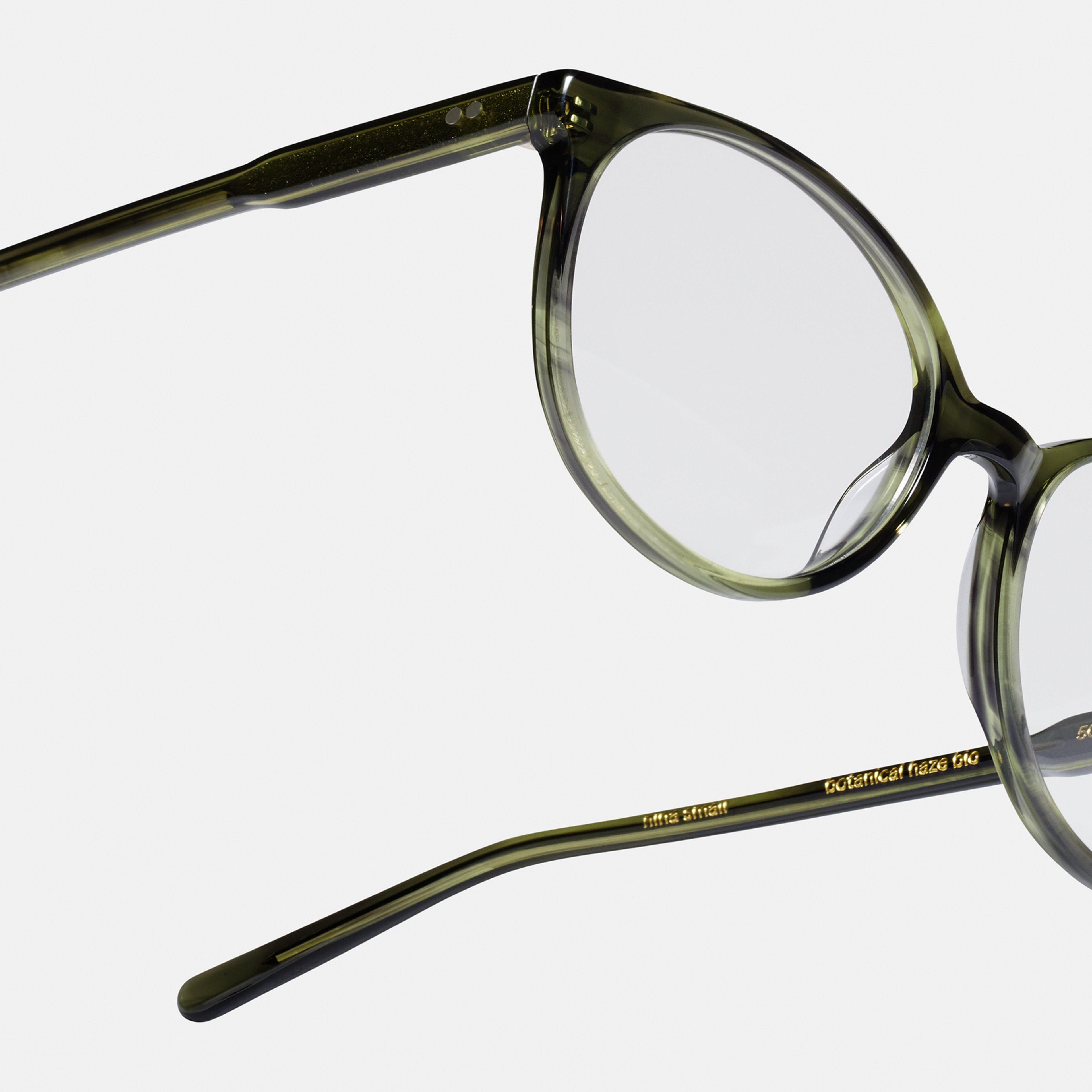 Ace & Tate Glasses | oval Acetate in Green