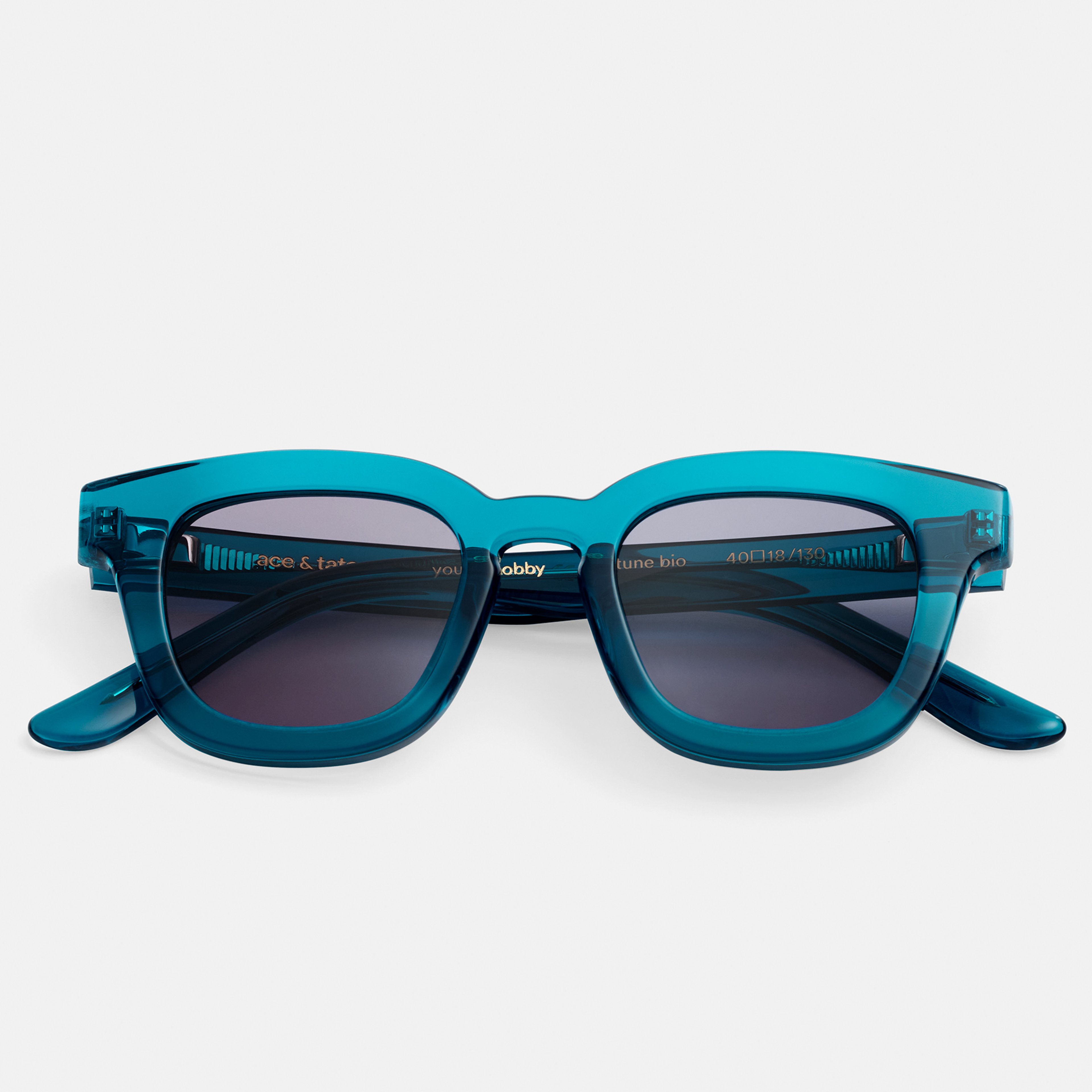 Ace & Tate Gafas de sol | cuadrada Renew acetato bío in Azul