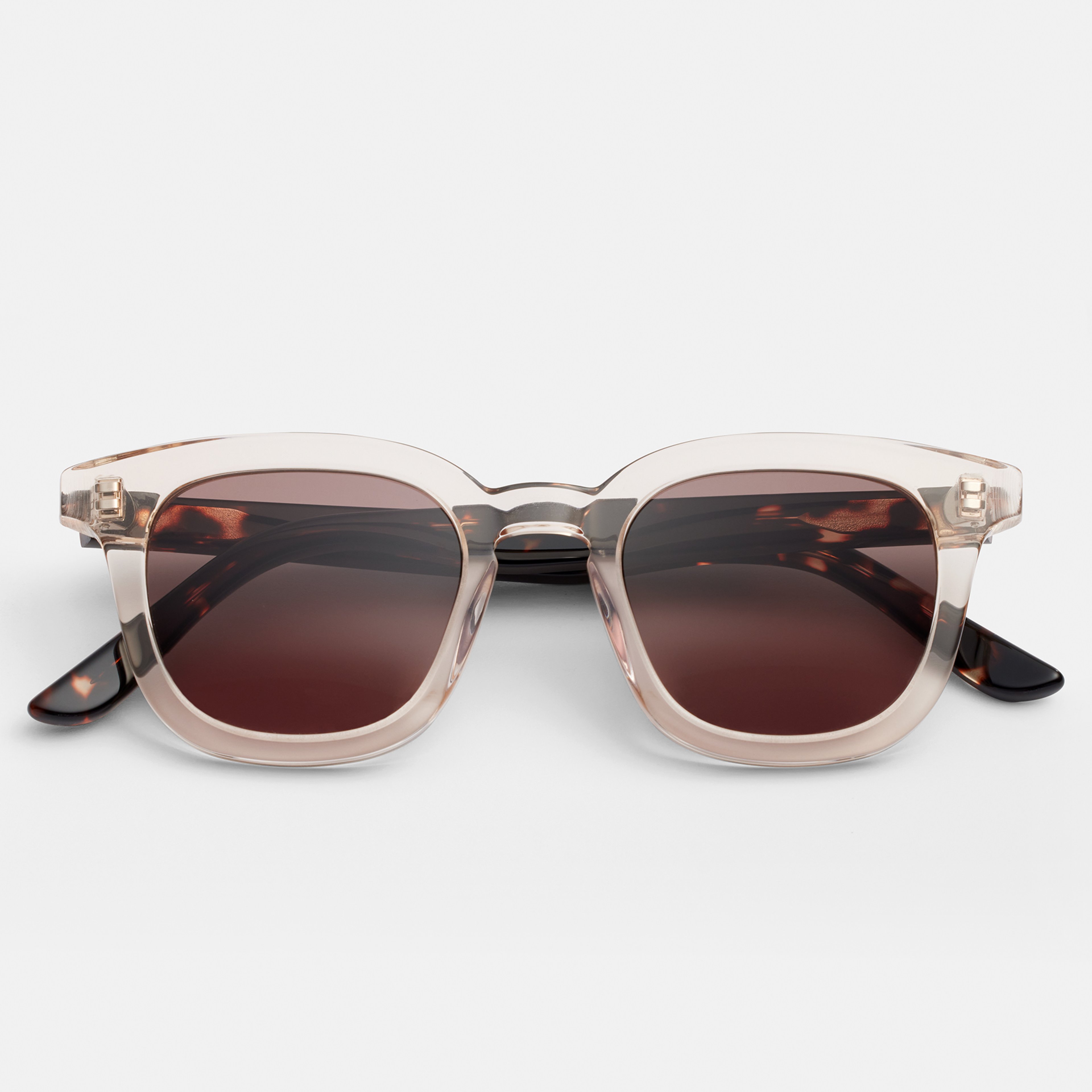 Ace & Tate Gafas de sol | cuadrada Acetato bío in Marrón, Transparente, tortoise