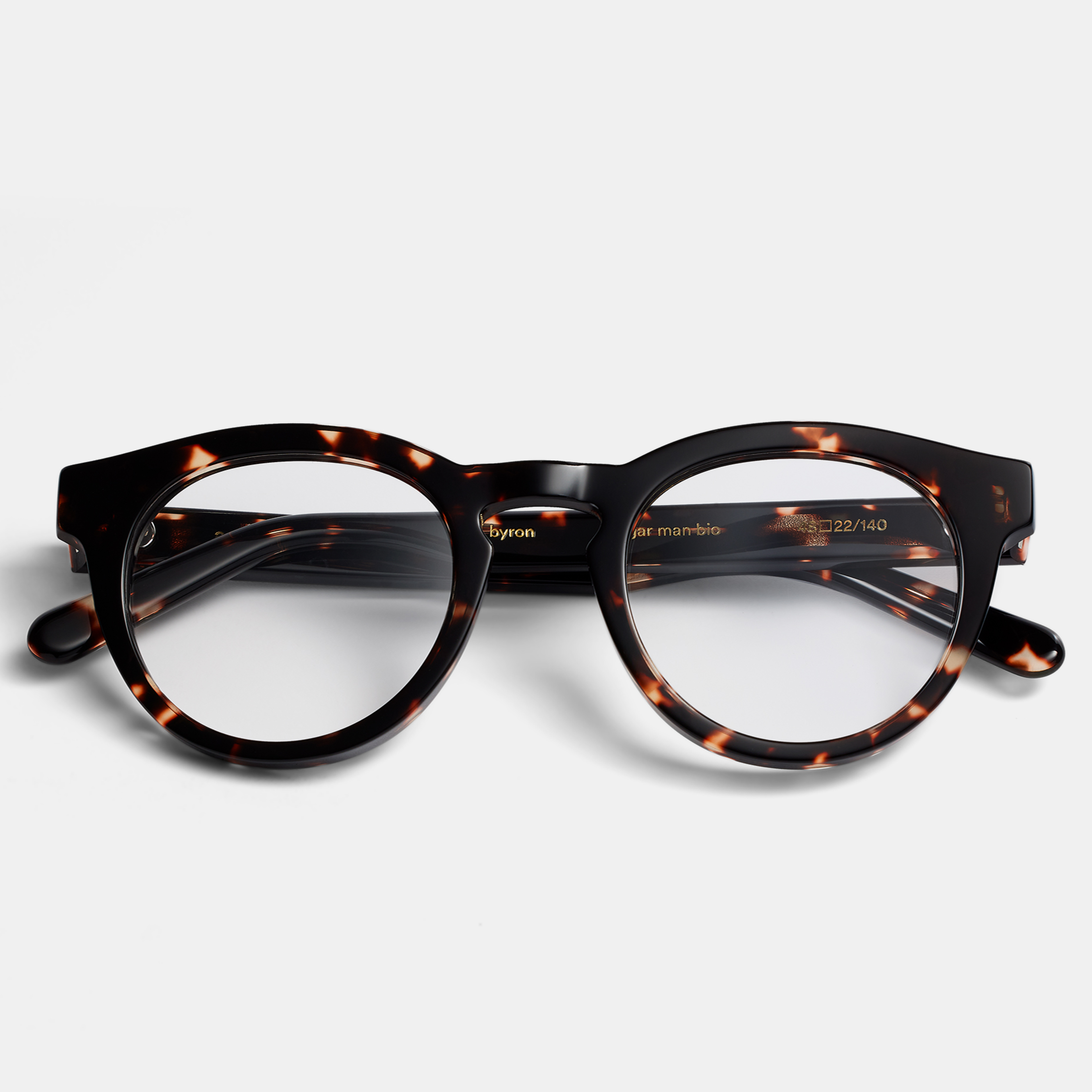 Ace & Tate Glasses | Round Acetate in Brown