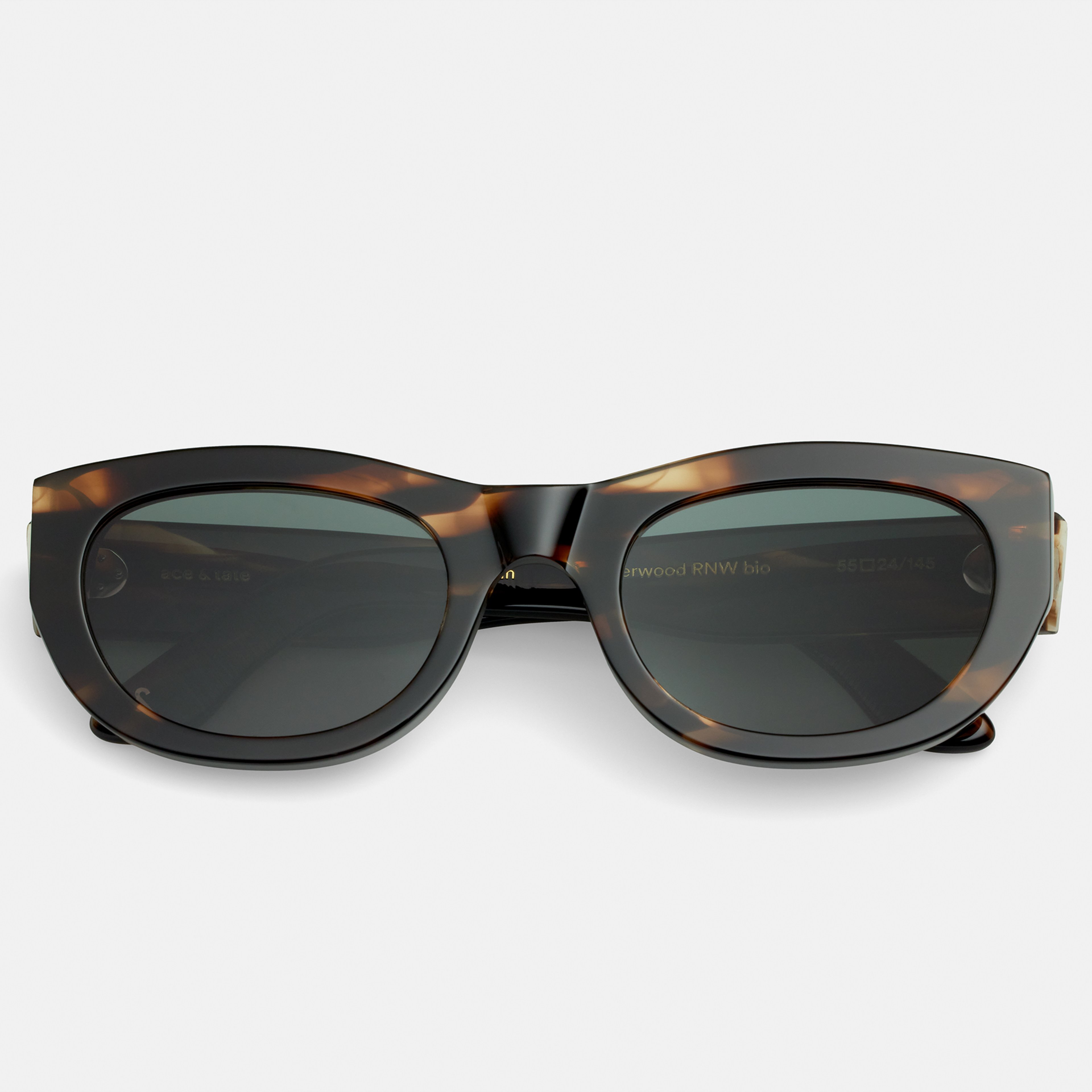 Ace & Tate Sunglasses | oval Renew bio acetate in Orange