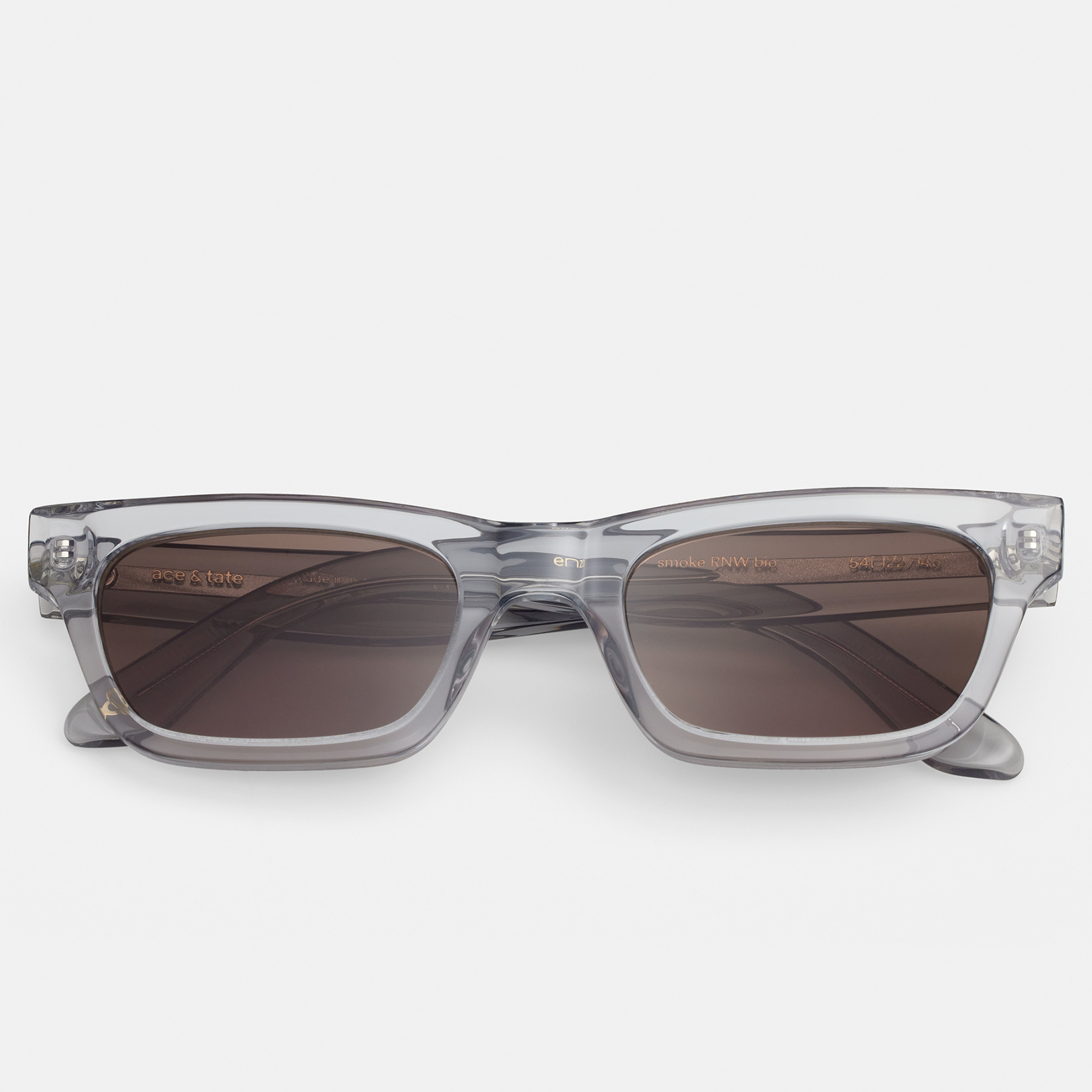 Ace & Tate Gafas de sol | rectangulares Renew acetato bío in Gris