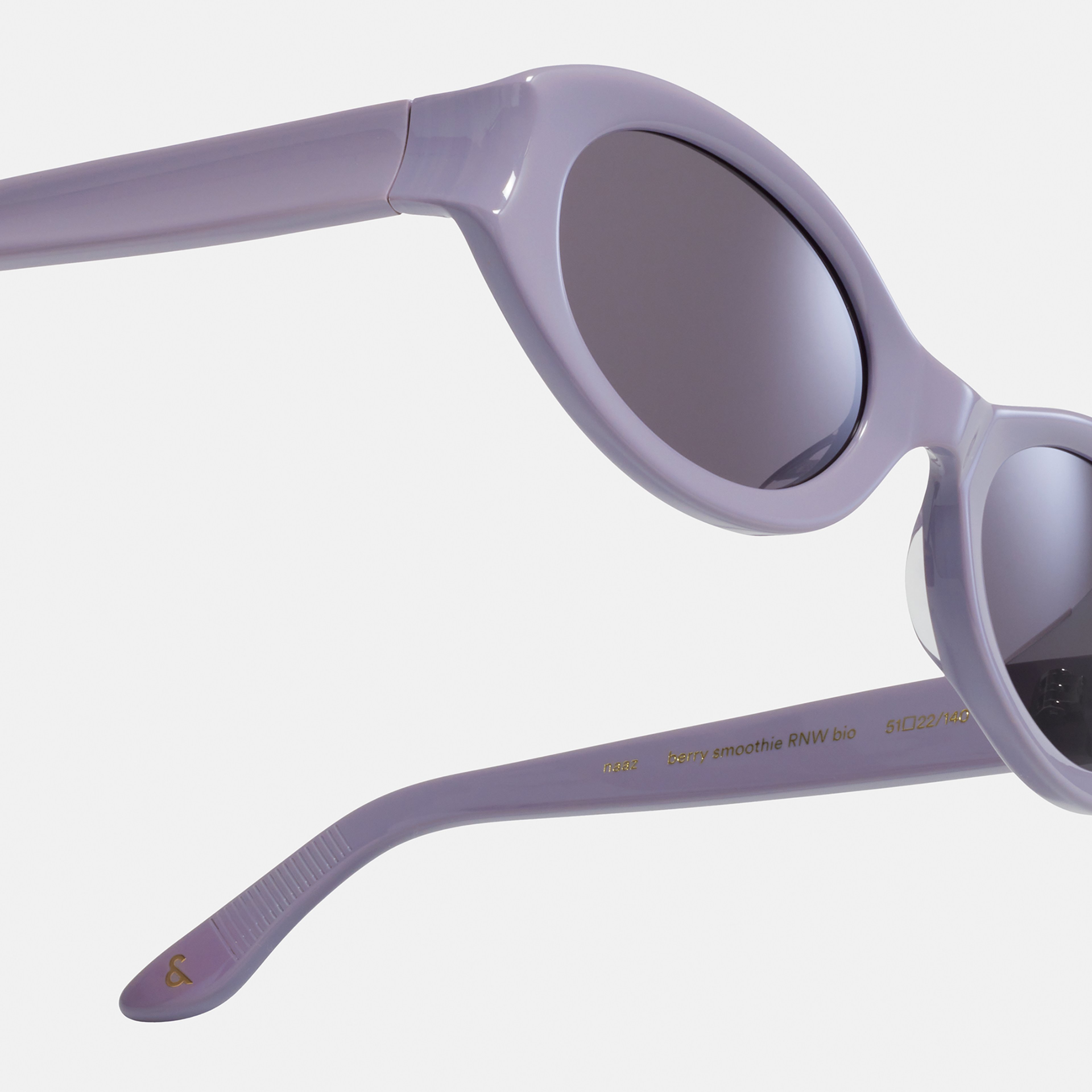 Ace & Tate Solaires | oval Renew bio-acétate in Violet