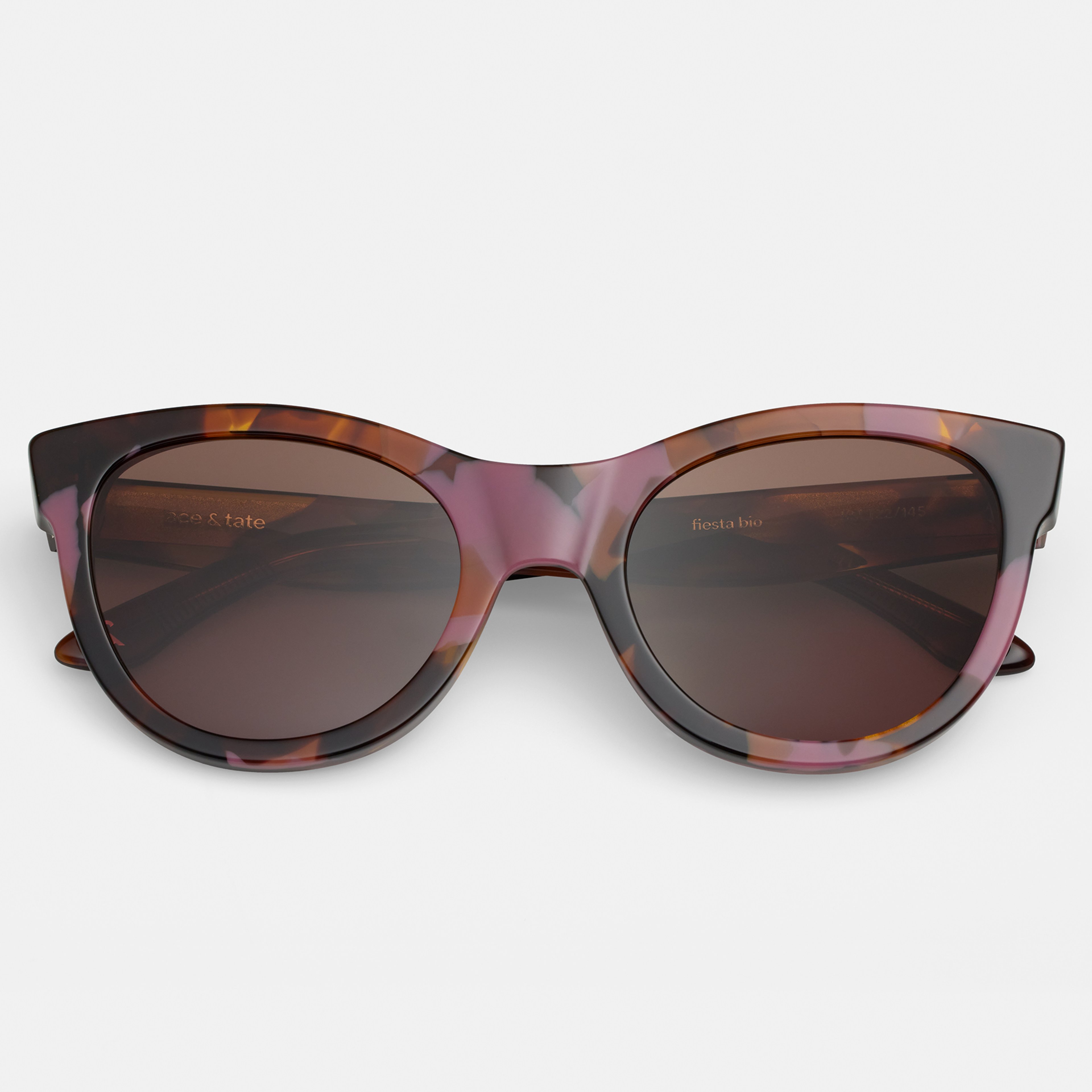 Ace & Tate Sunglasses | Round Bio acetate in Purple