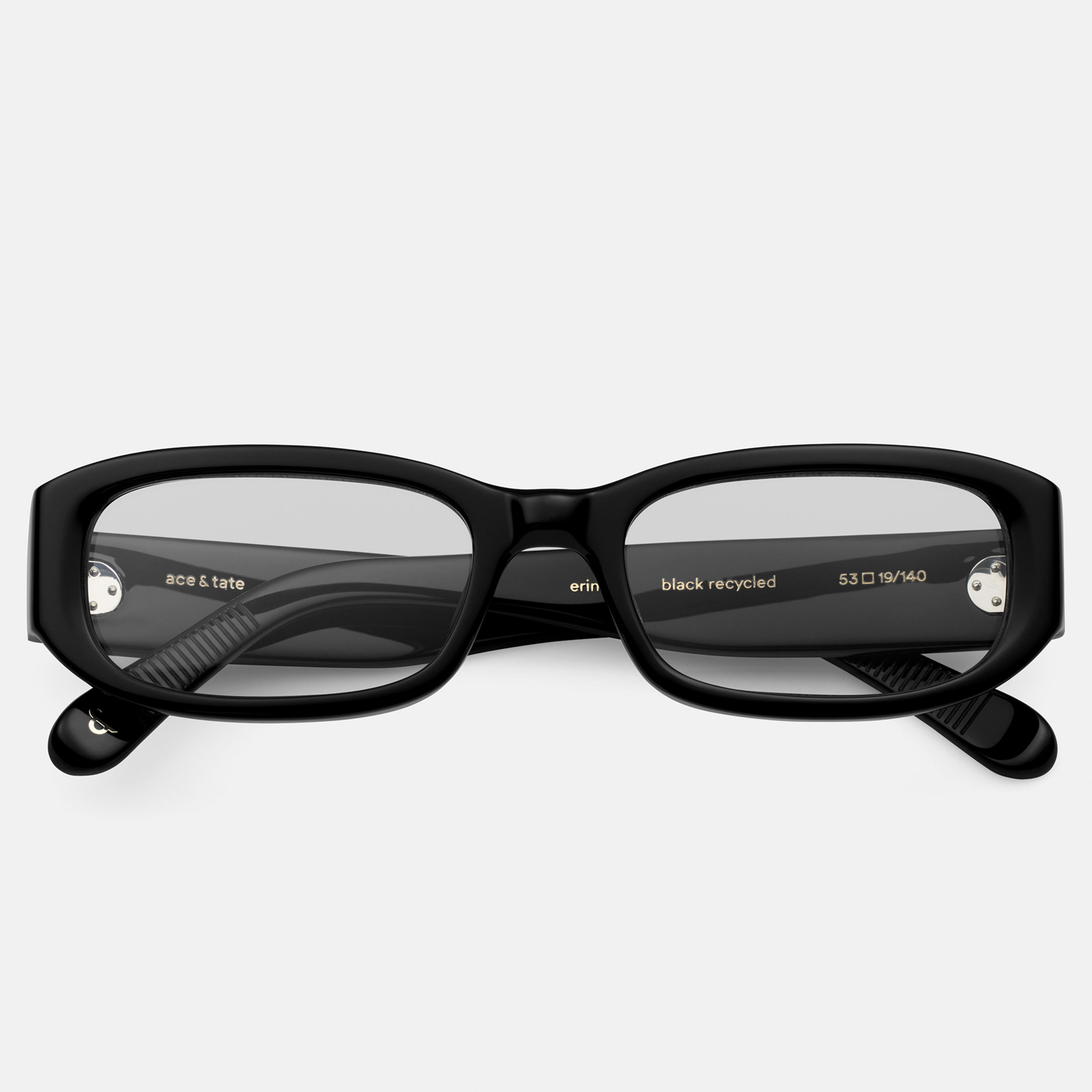 Ace & Tate Gafas | rectangulares reciclado in Negro