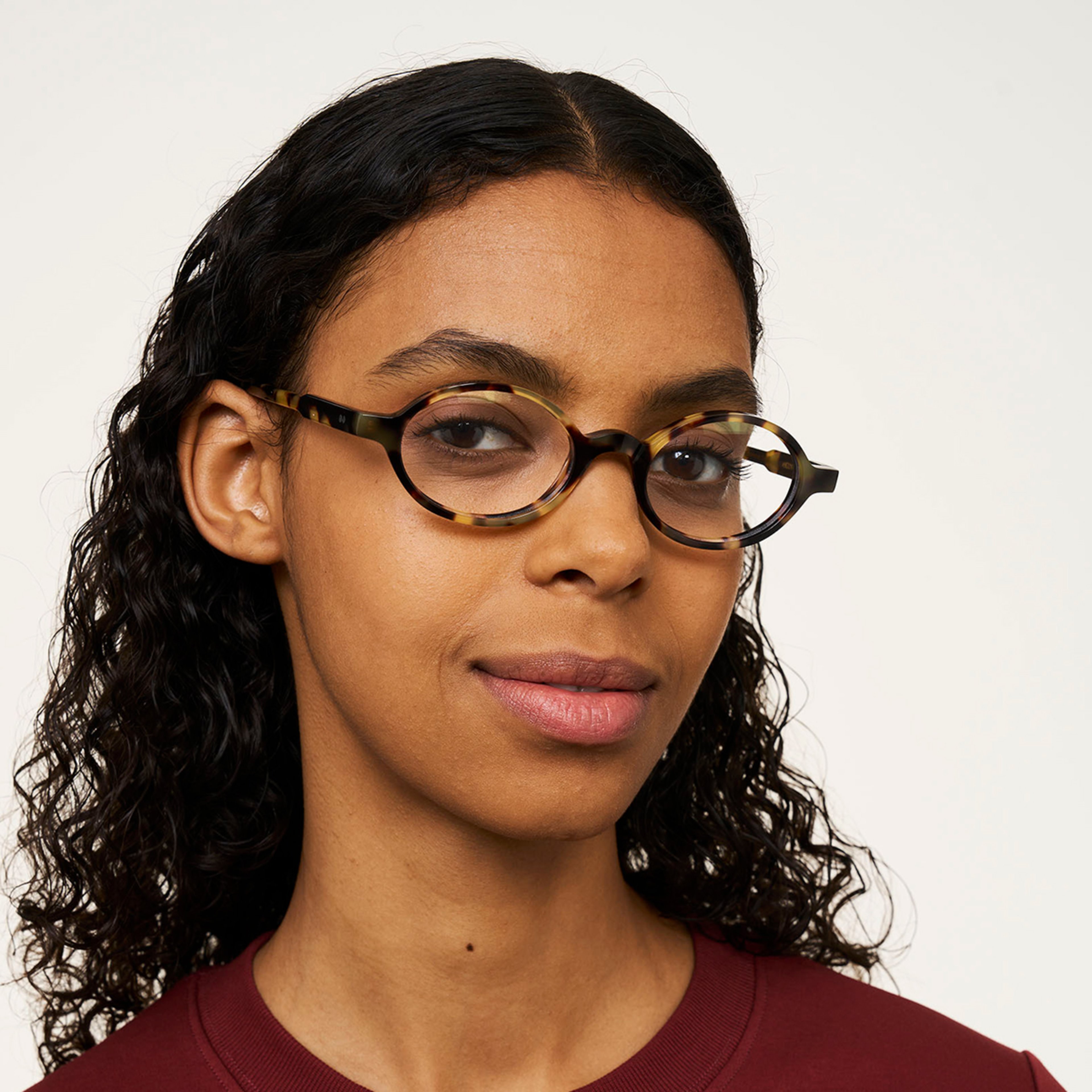 Ace & Tate Glasses | Round Bio acetate in Yellow