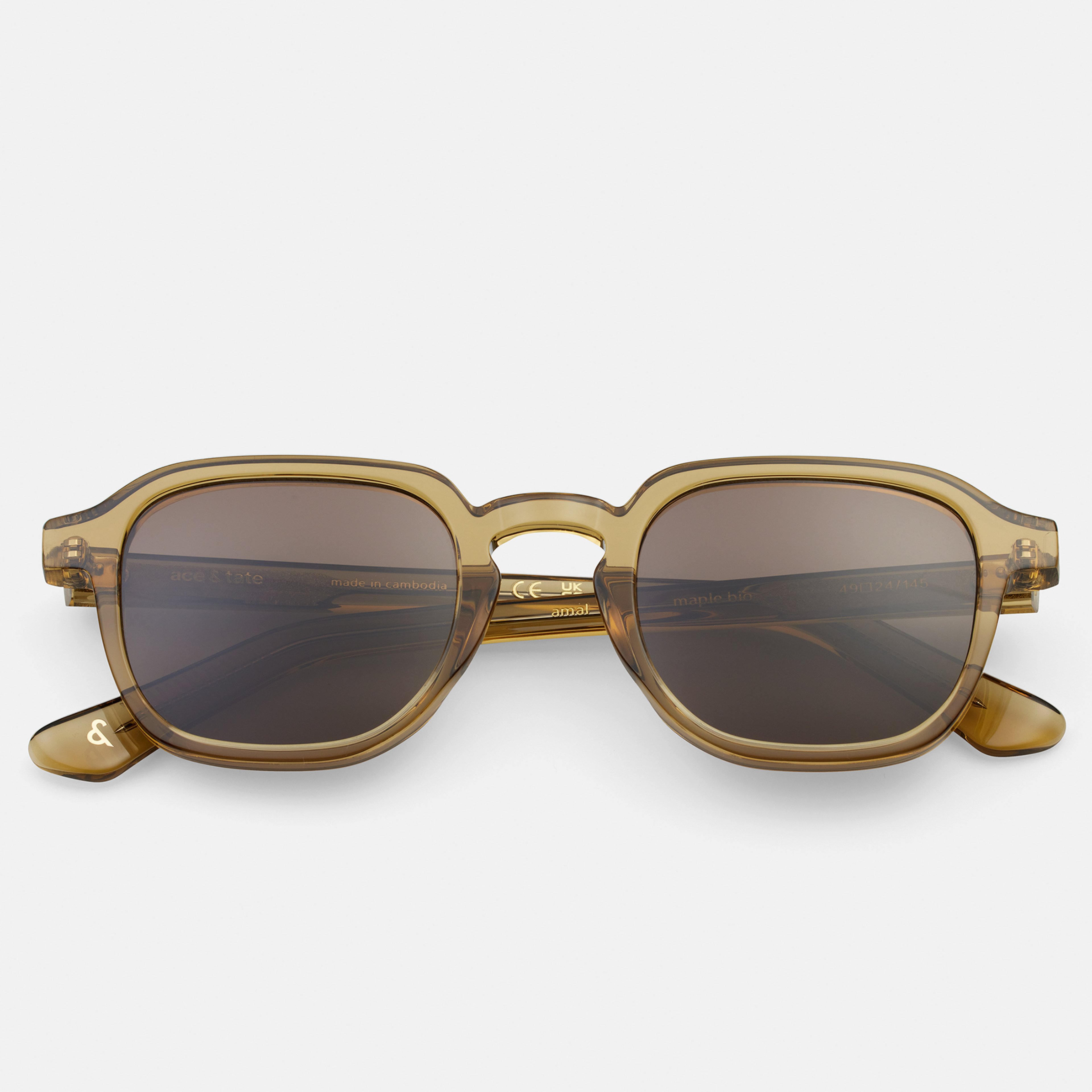 Ace & Tate Sunglasses |  Bio acetate in Brown