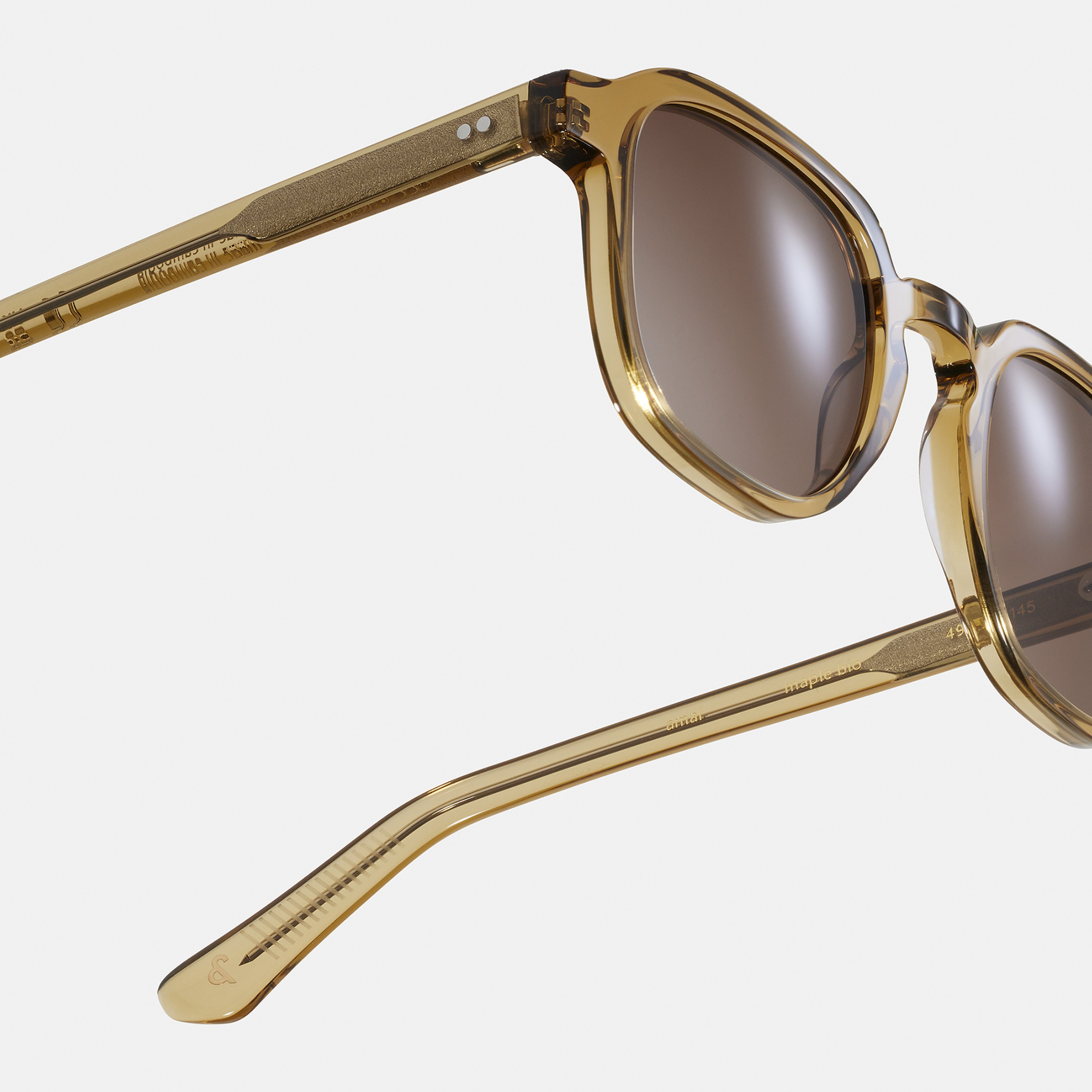 Ace & Tate Sunglasses |  Bio acetate in Brown