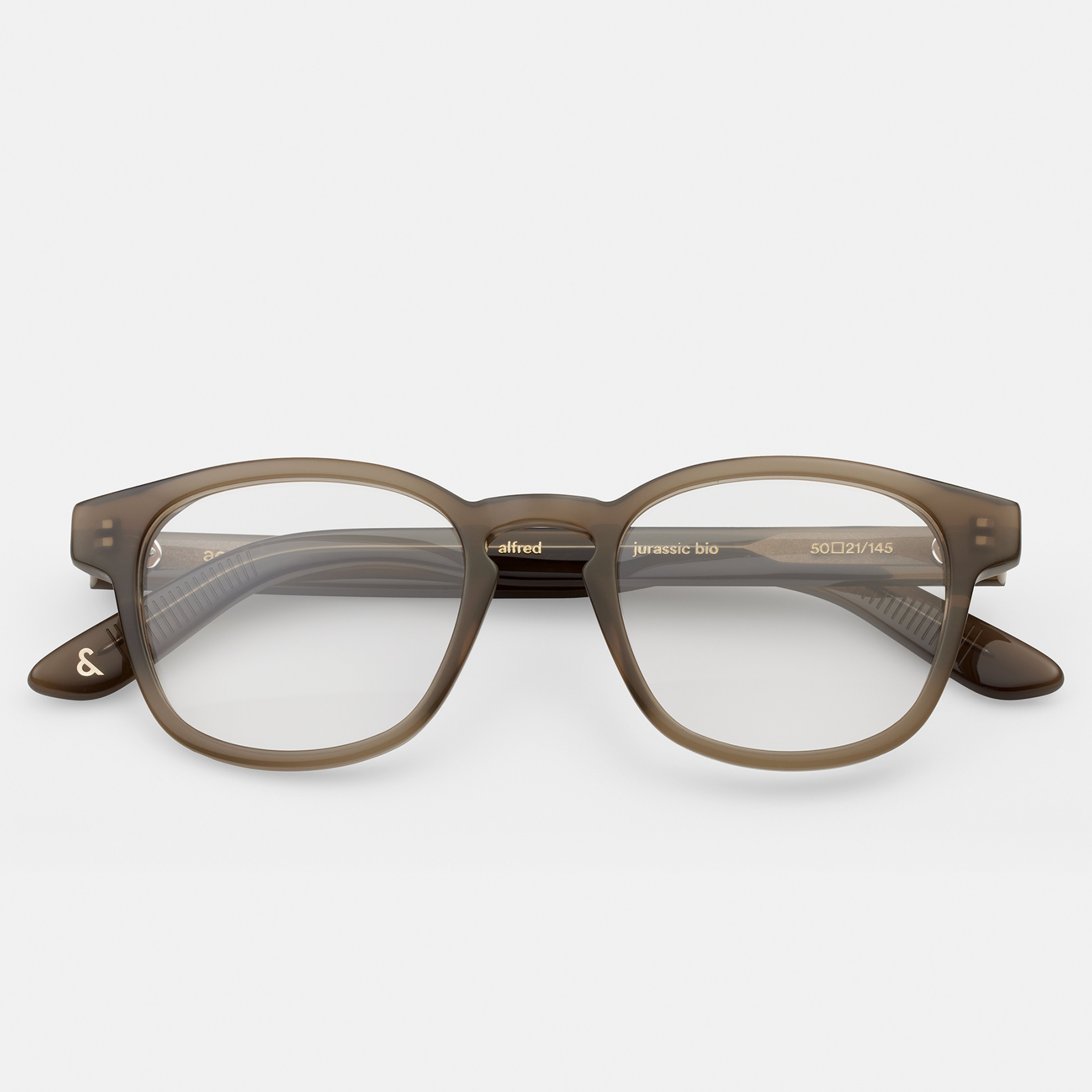 Ace & Tate Glasses | Square Bio acetate in Green