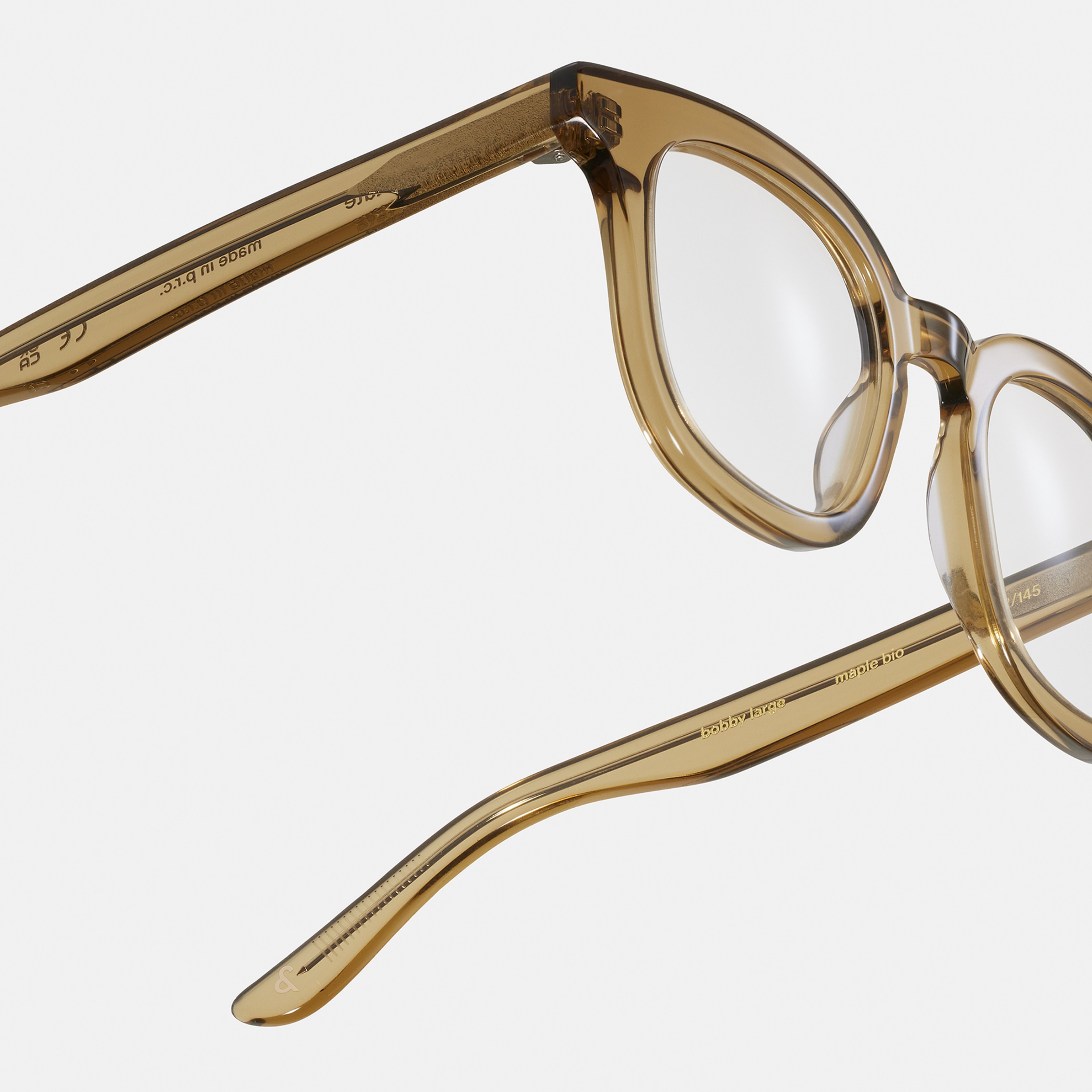 Ace & Tate Glasses | Square Bio acetate in Brown