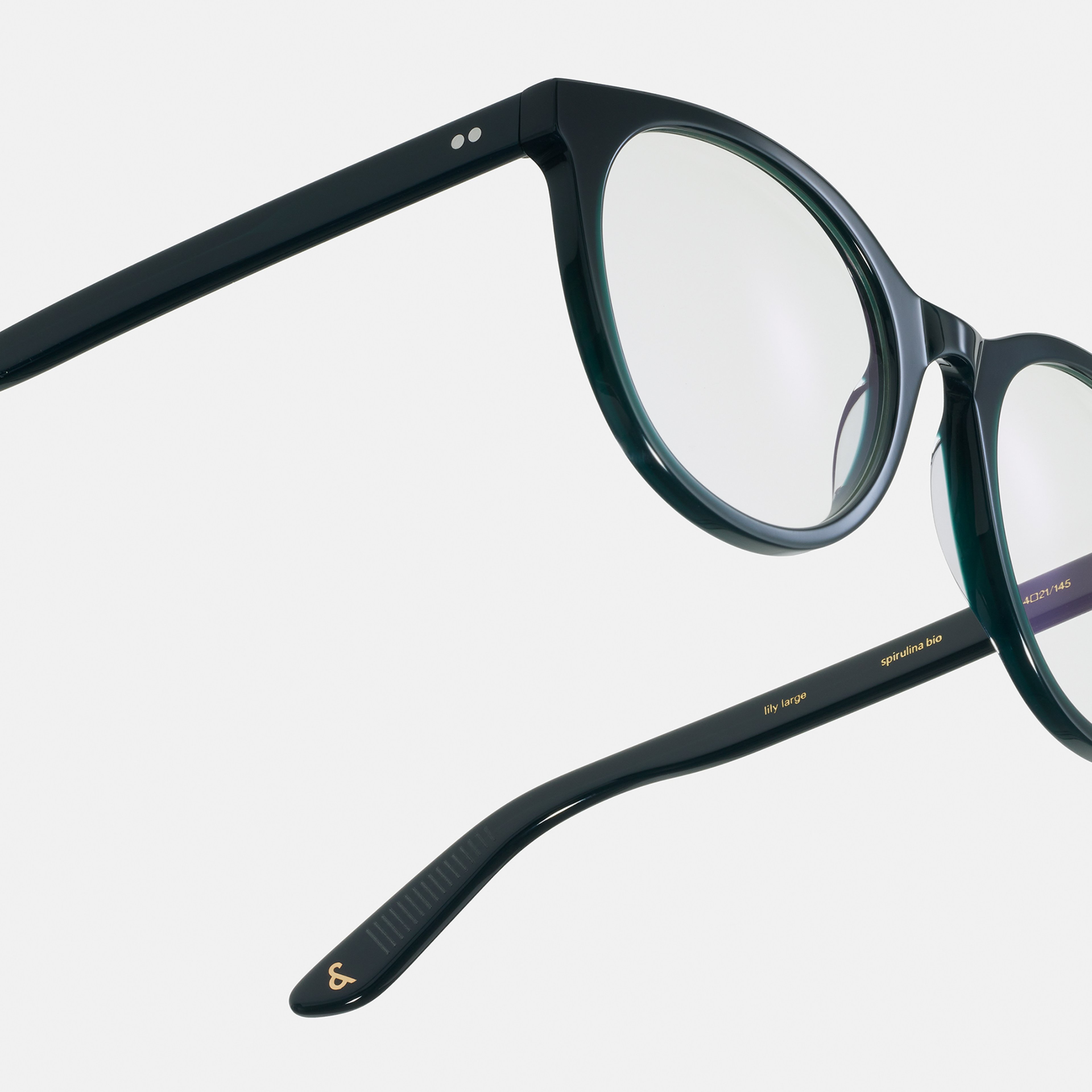 Ace & Tate Brillen | oval Bio-Acetat in Blau