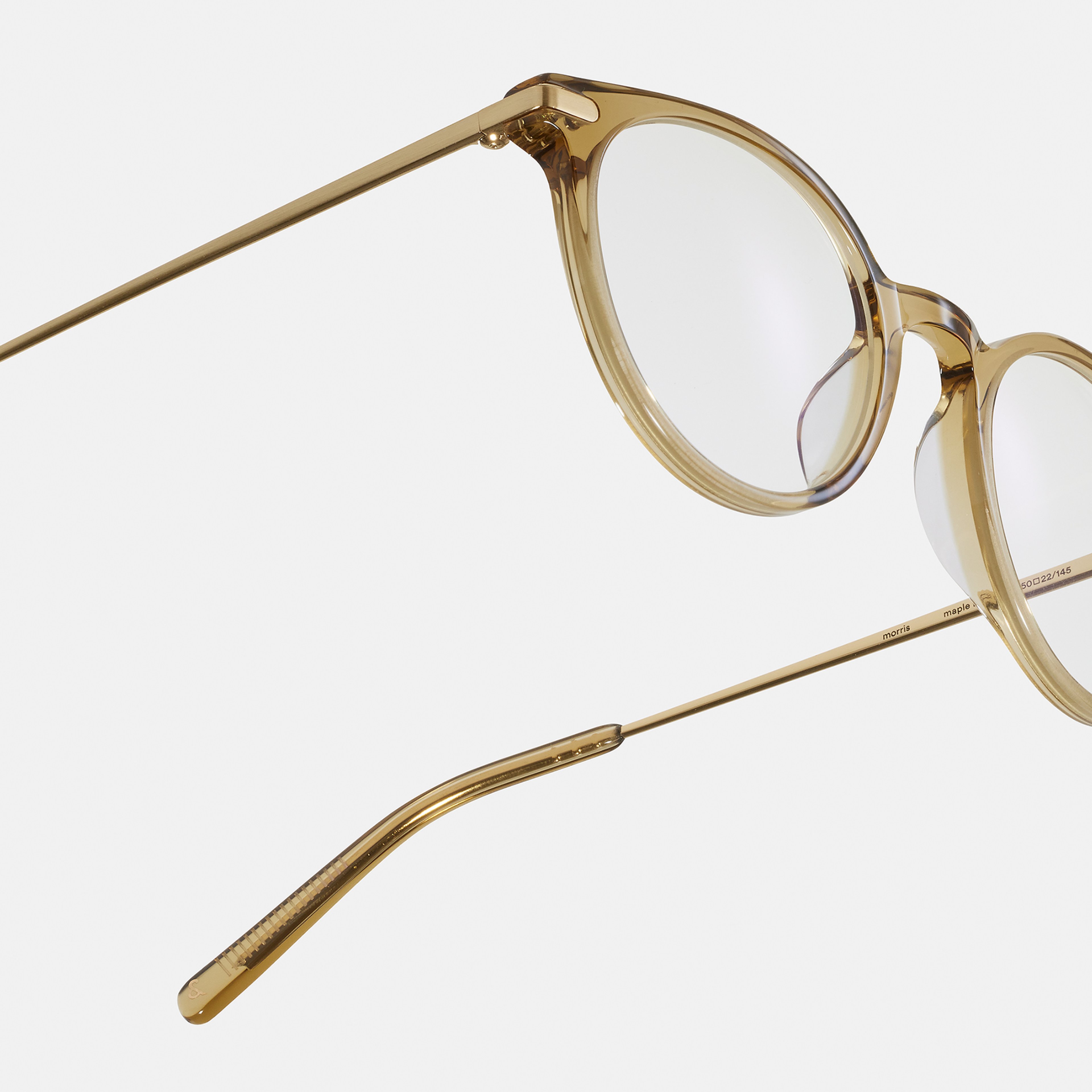 Ace & Tate Glasses | Round Bio acetate in Brown