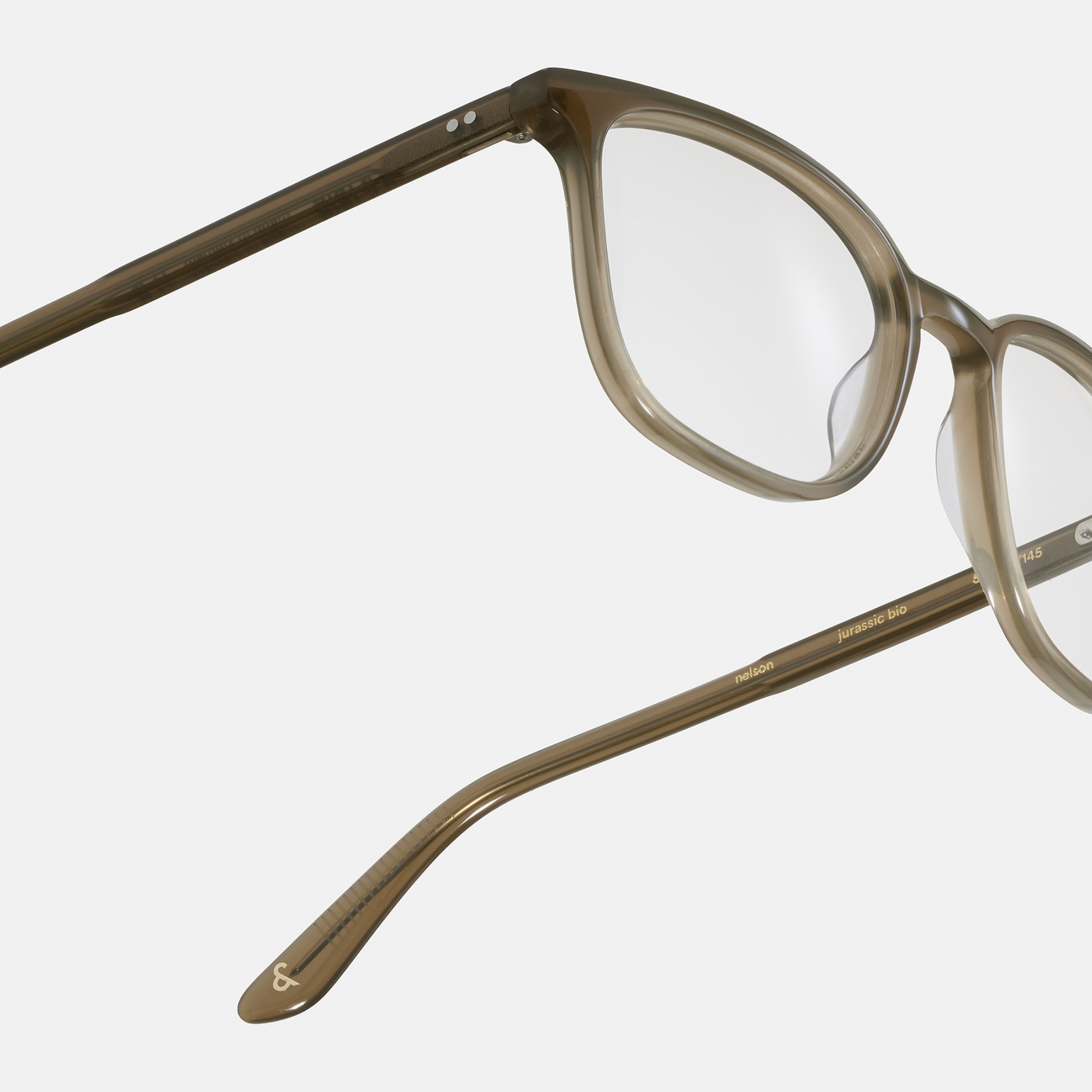 Ace & Tate Glasses | rectangle Bio acetate in Green