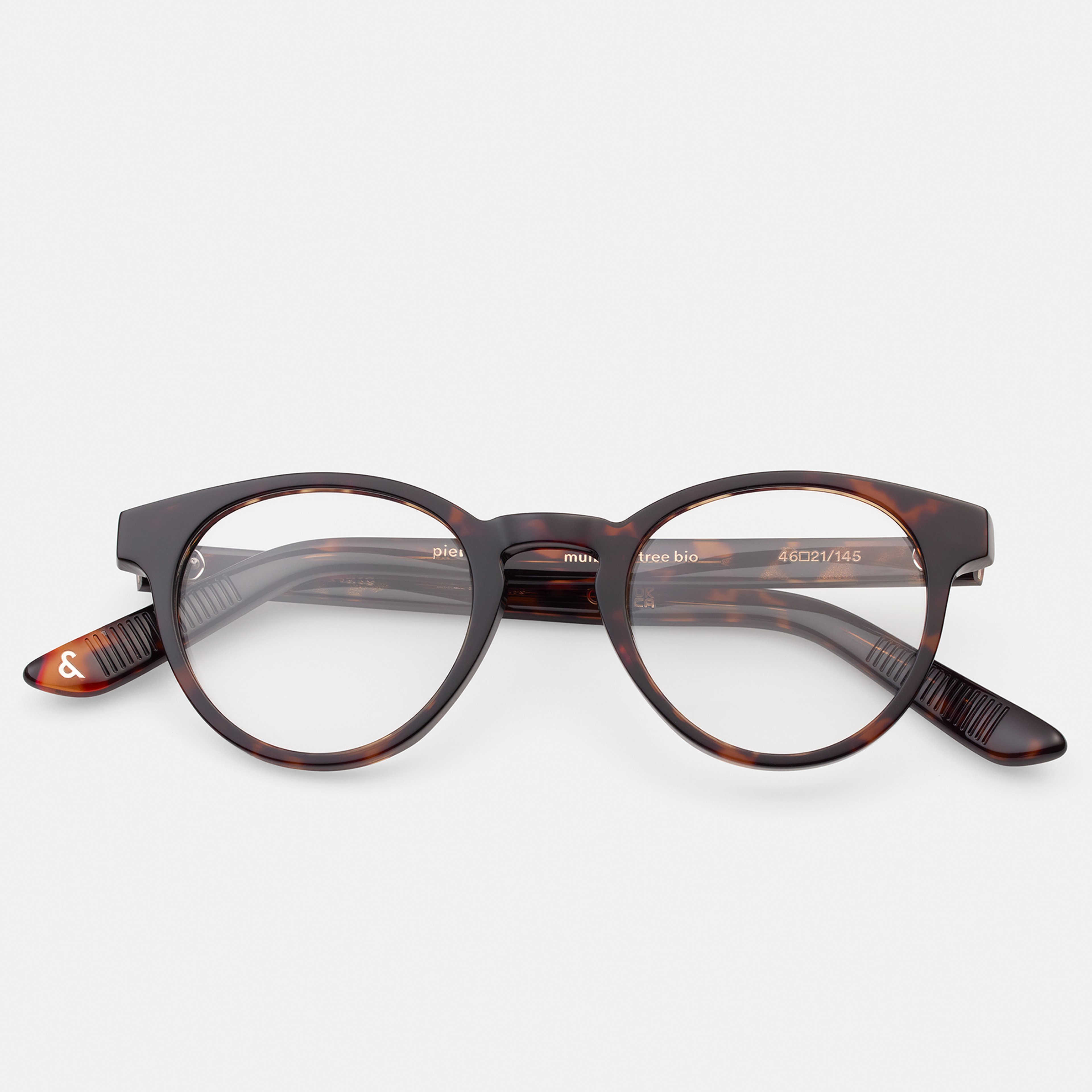 Ace & Tate Glasses | Round Acetate in Brown
