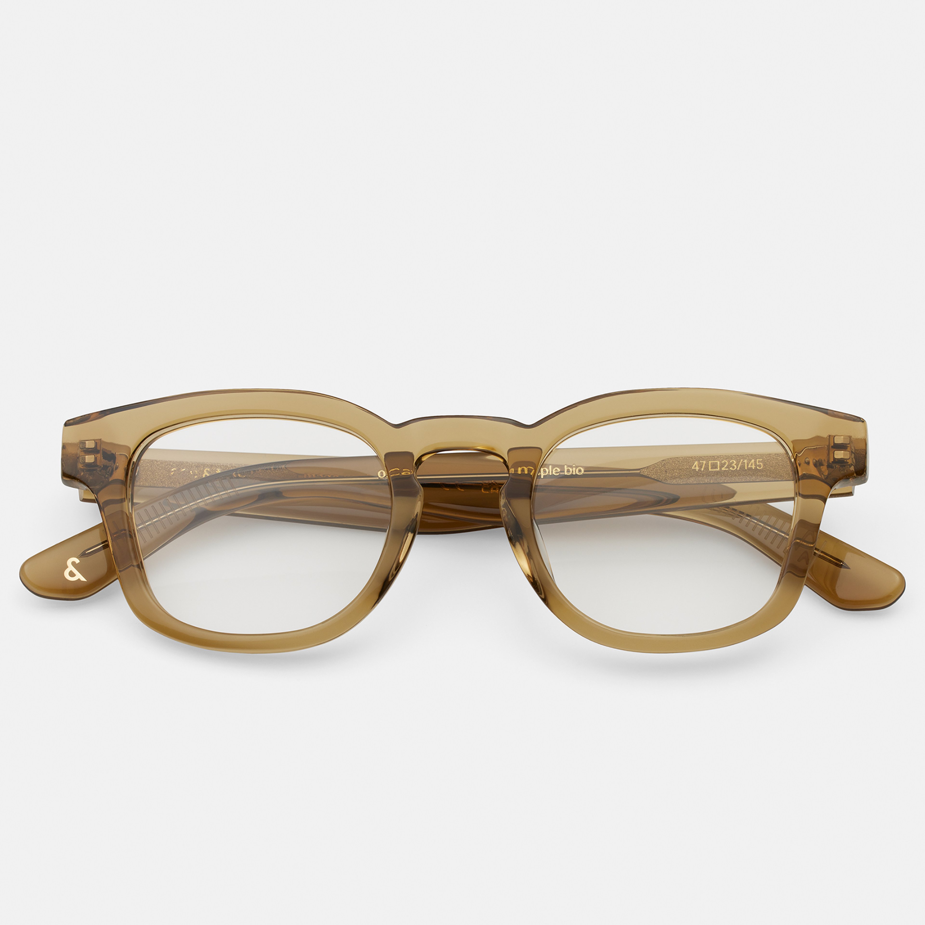 Ace & Tate Brillen | Rund Acetat in Braun