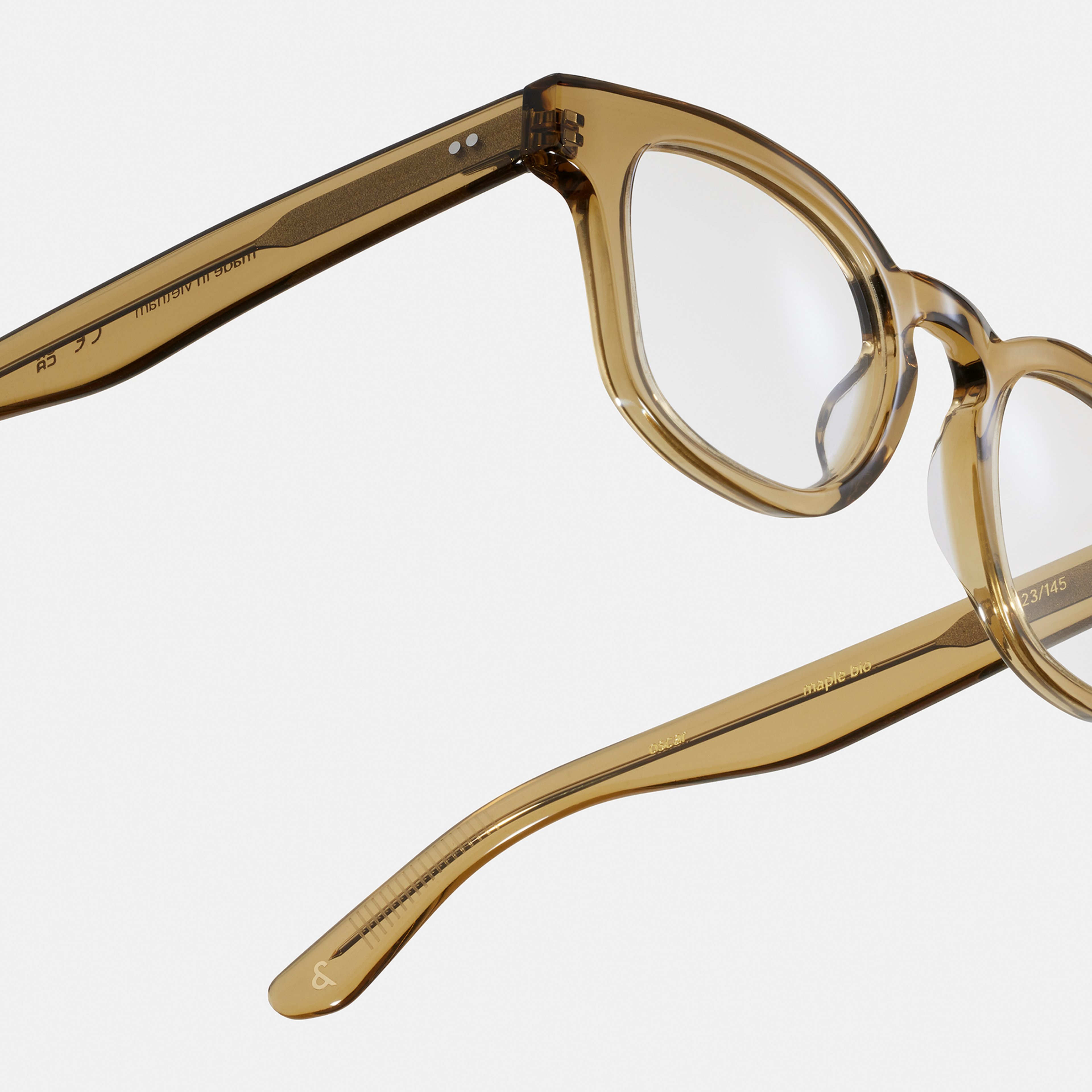Ace & Tate Brillen | Rund Acetat in Braun