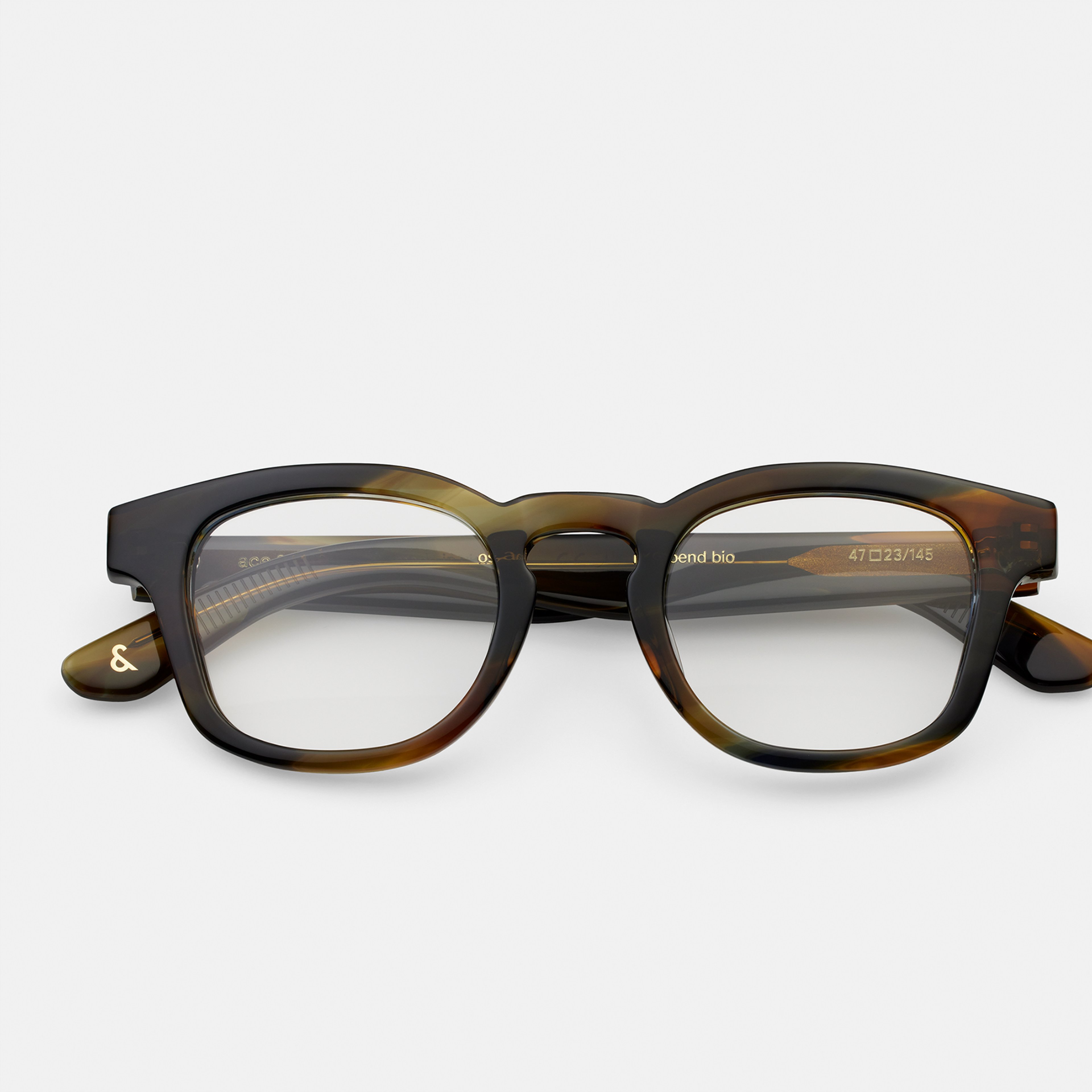Ace & Tate Brillen | Rund Acetat in Blau