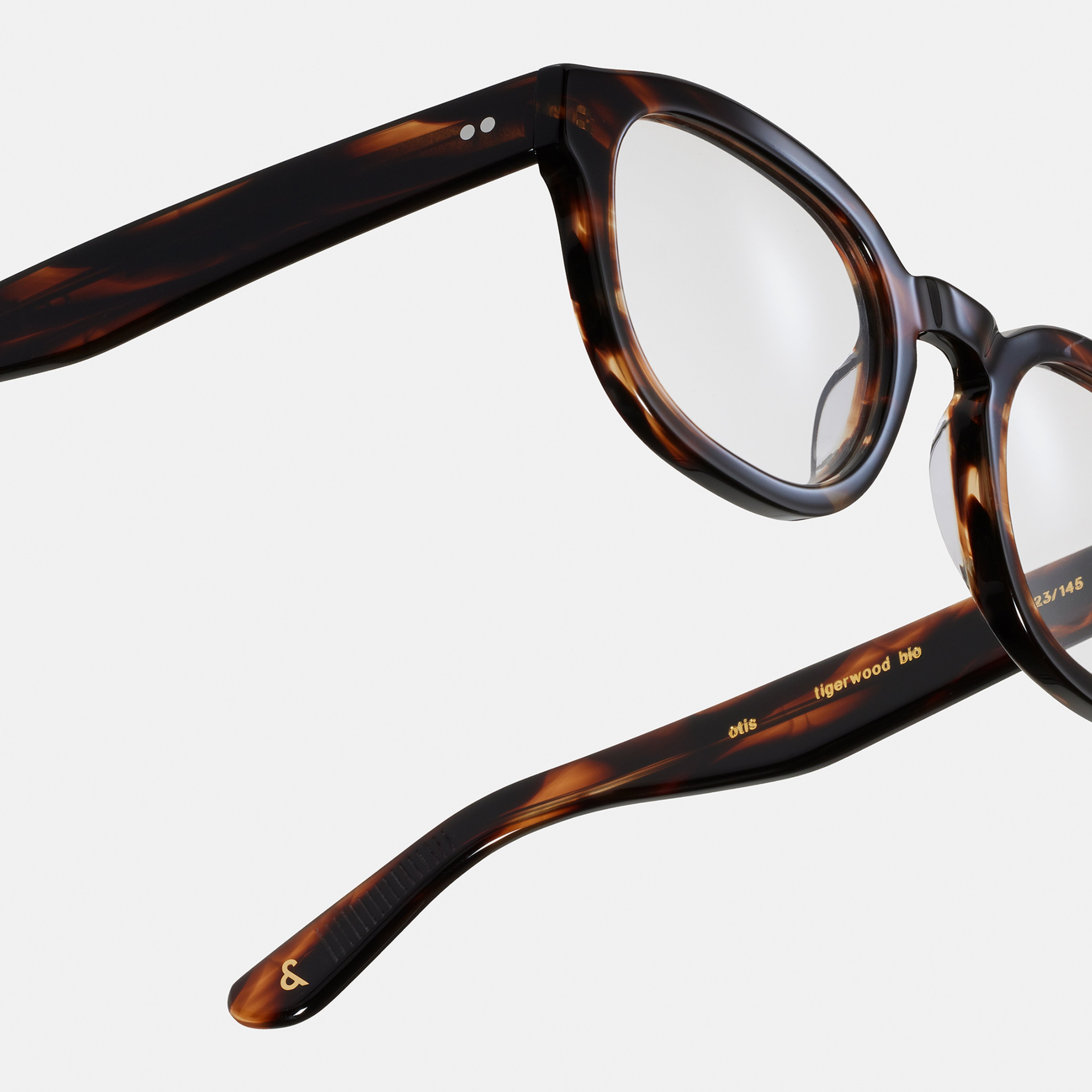 Ace & Tate Glasses | Round Acetate in Brown