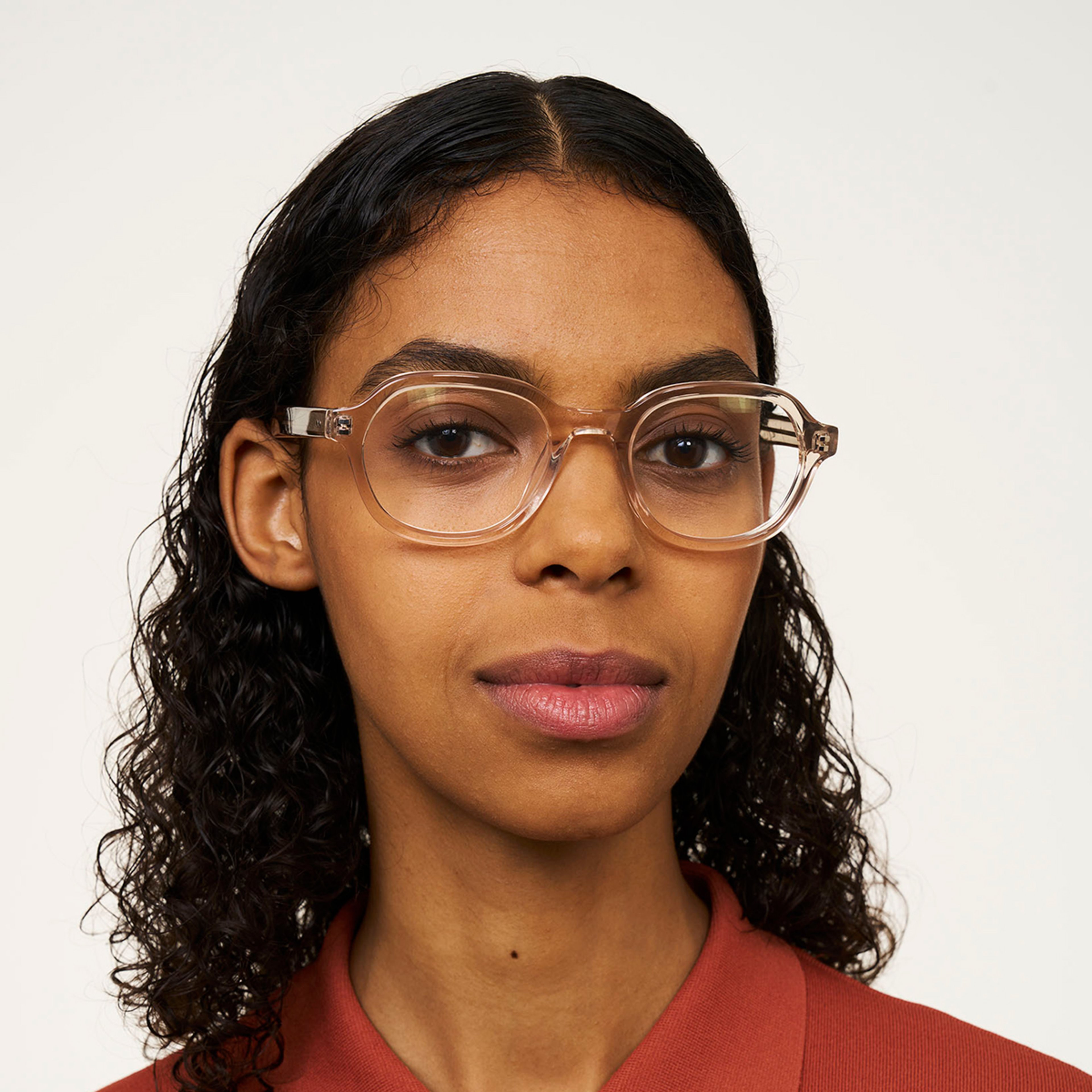 Ace & Tate Brillen | Oval Acetat in Transparent