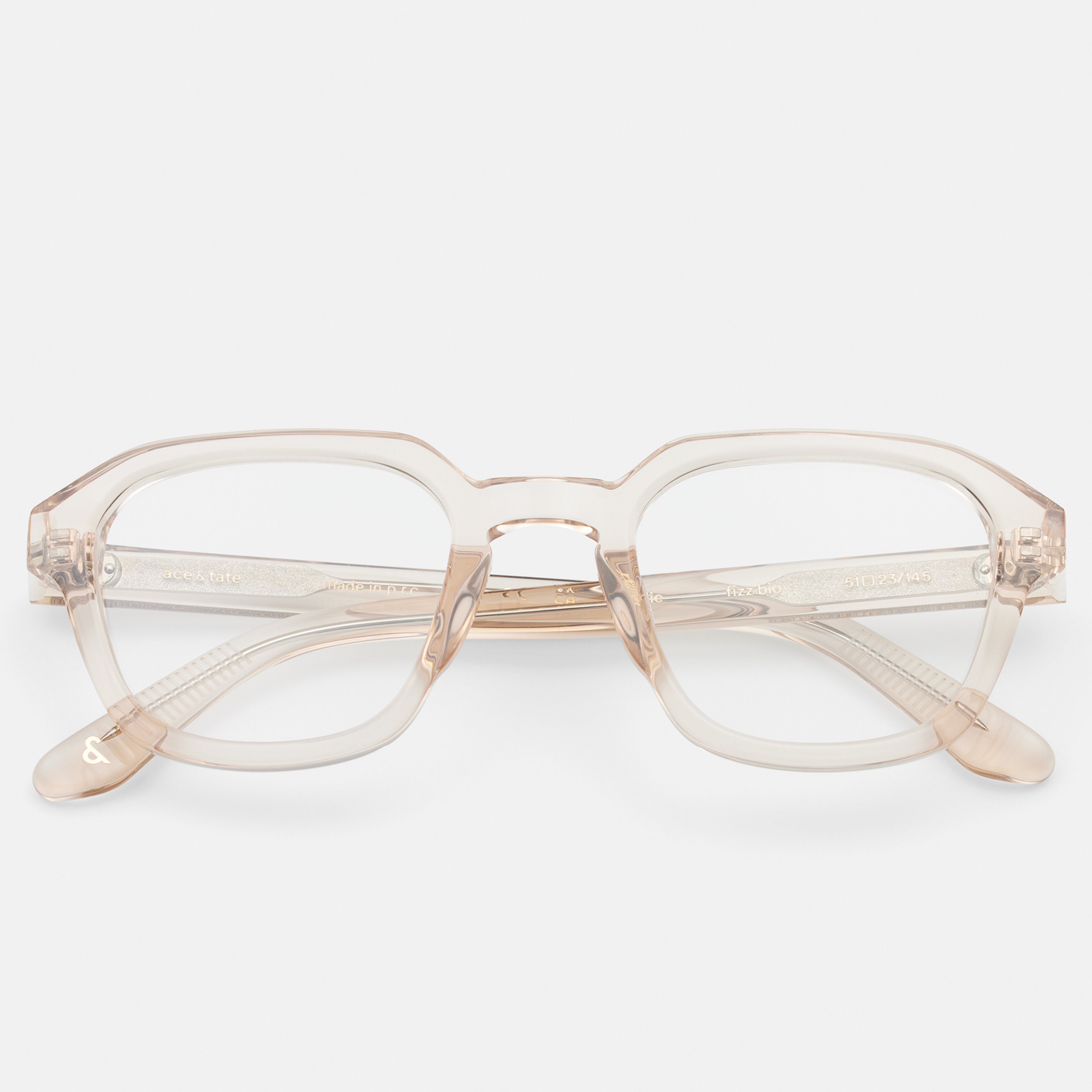 Ace & Tate Glasses |  Bio acetate in Pink