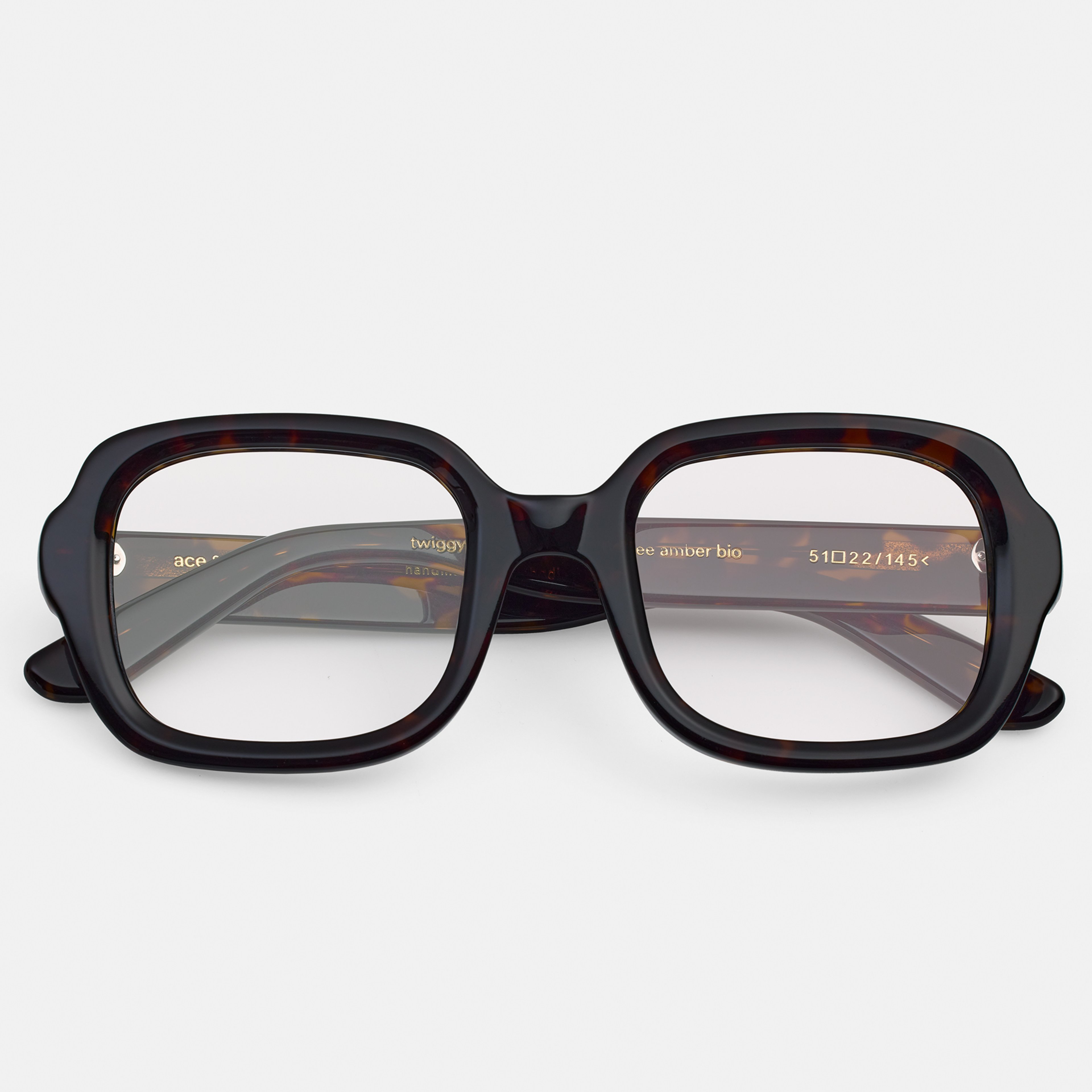 Ace & Tate Glasses | Square Acetate in tortoise