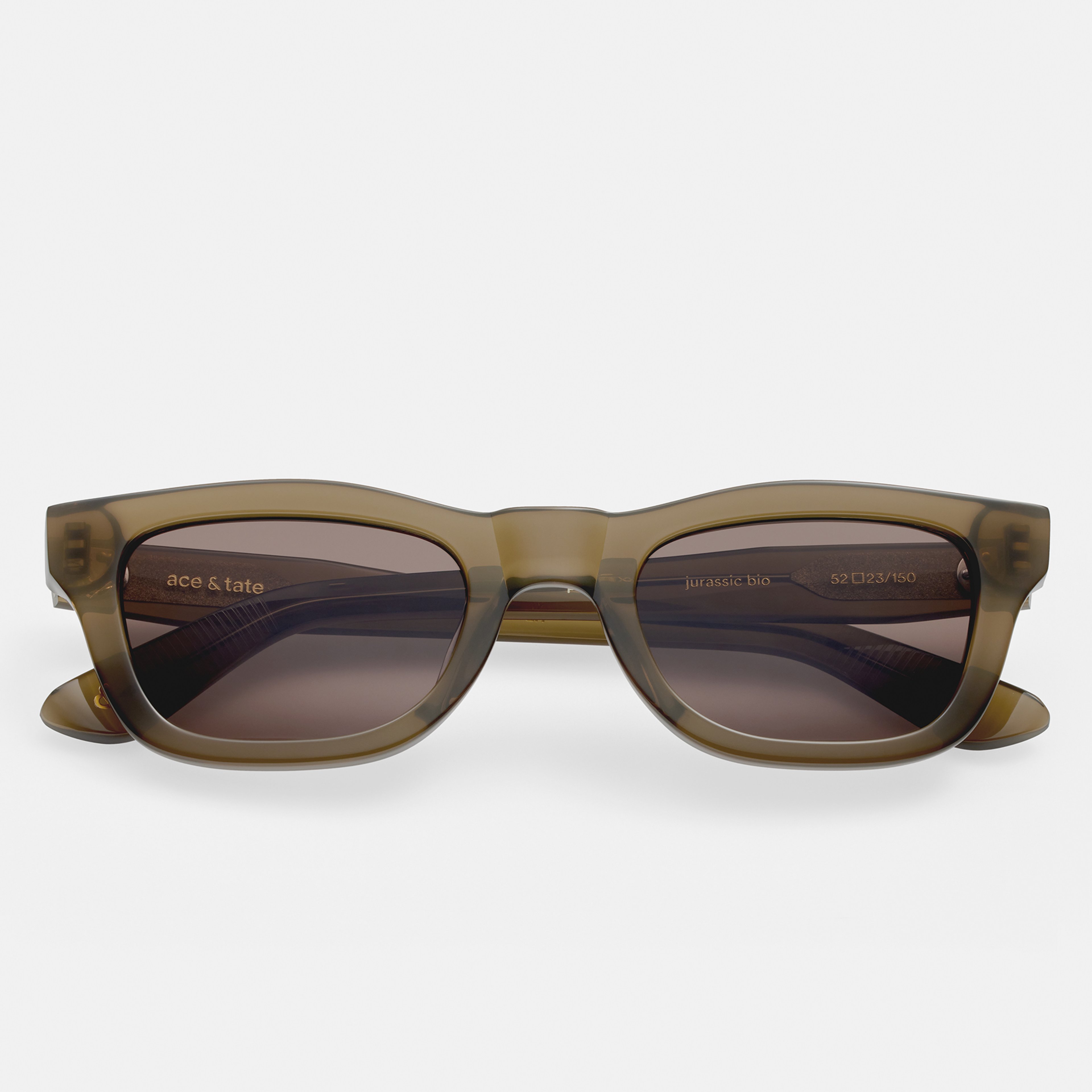 Ace & Tate Sunglasses | Rectangle Acetate in Green