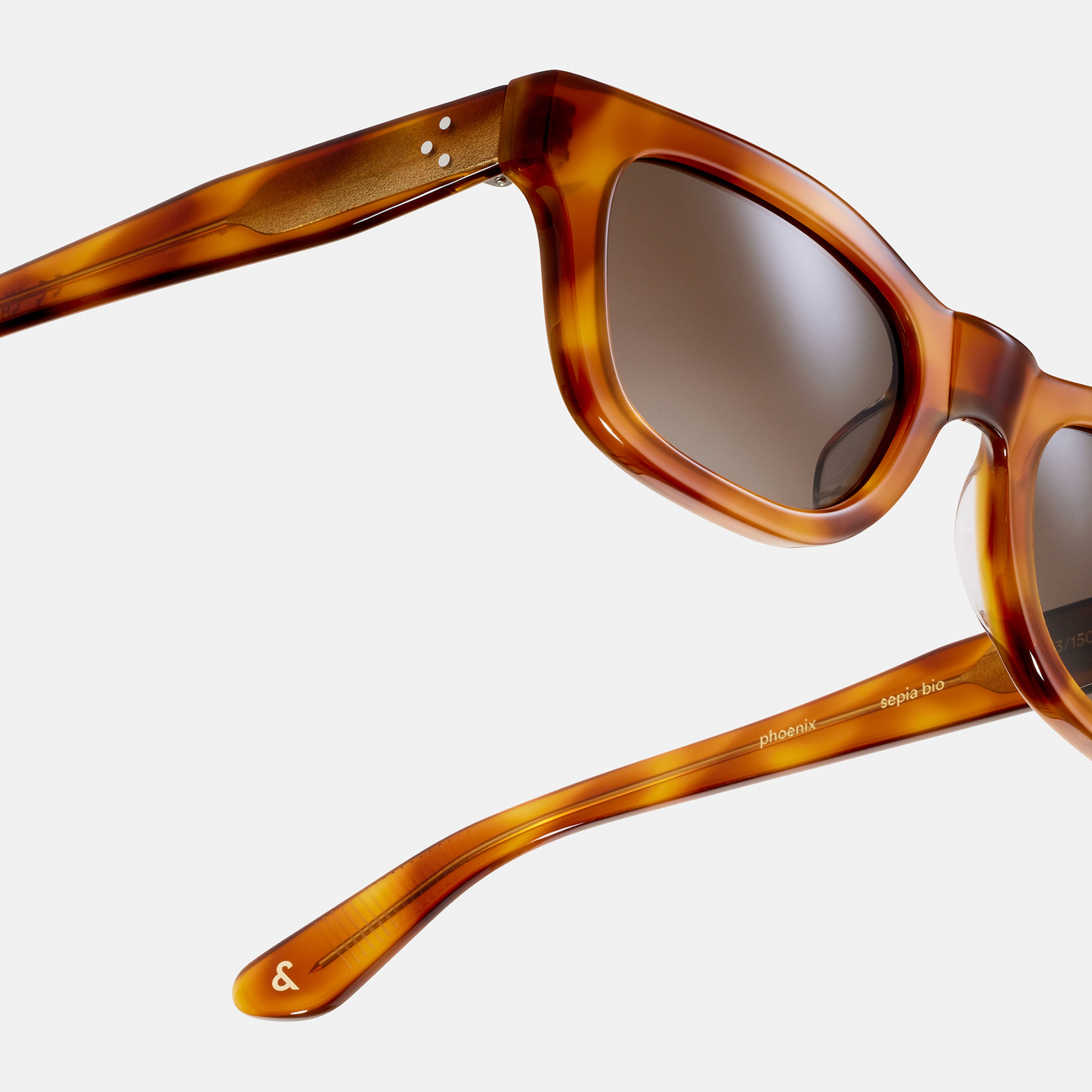 Ace & Tate Sunglasses | Rectangle Acetate in Brown