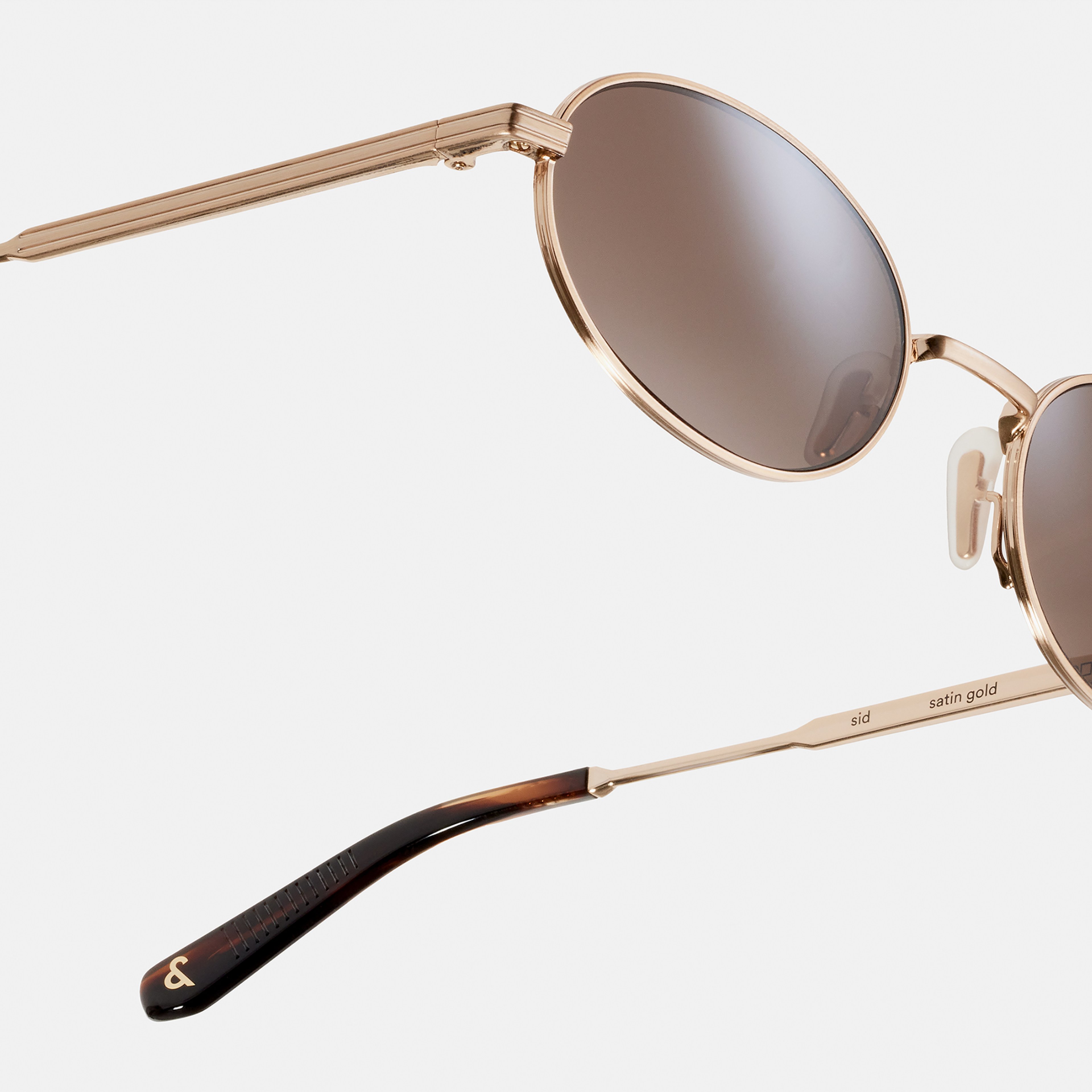 Ace & Tate Sonnenbrillen | Oval Metall in Gold