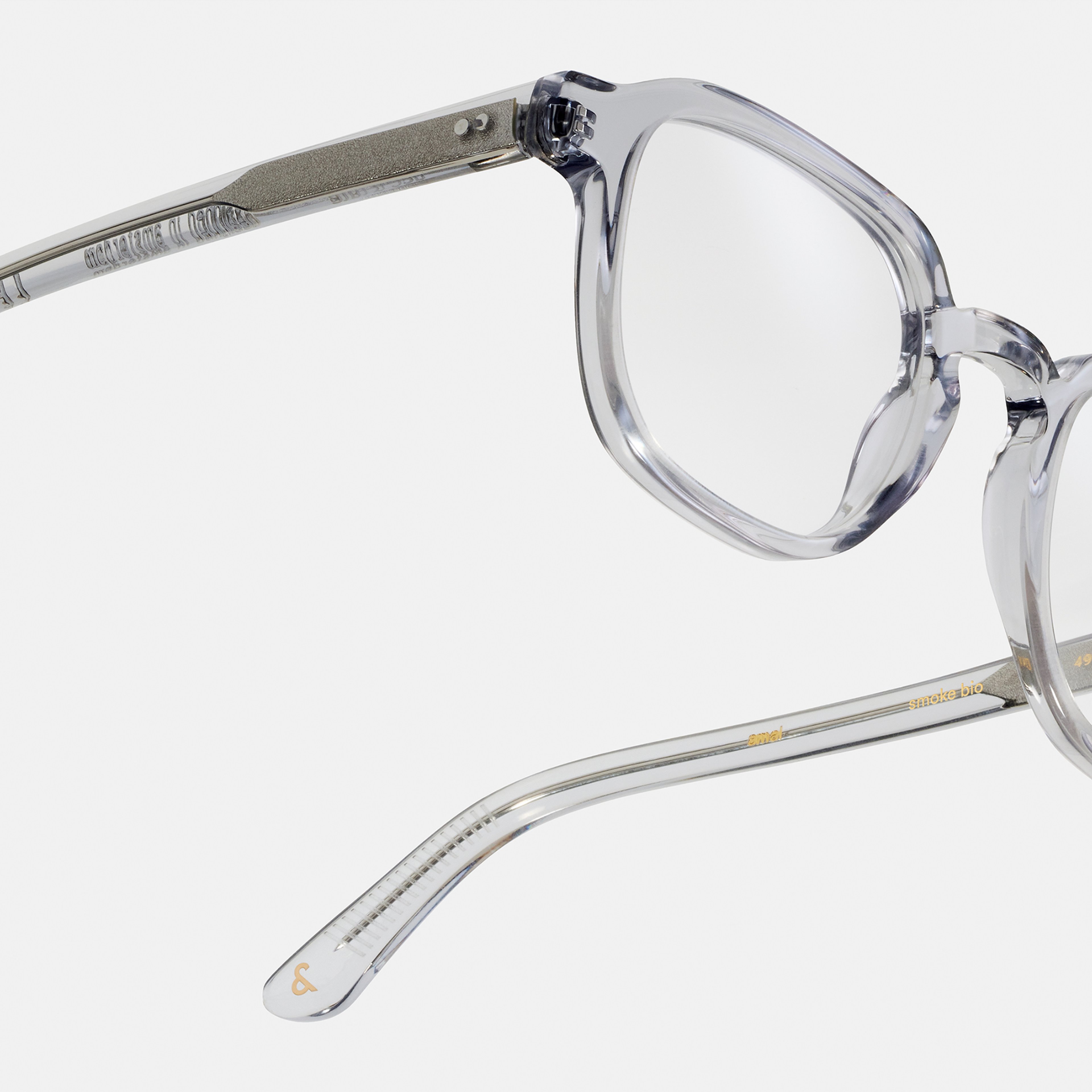Ace & Tate Glasses |  Acetate in Clear, Grey