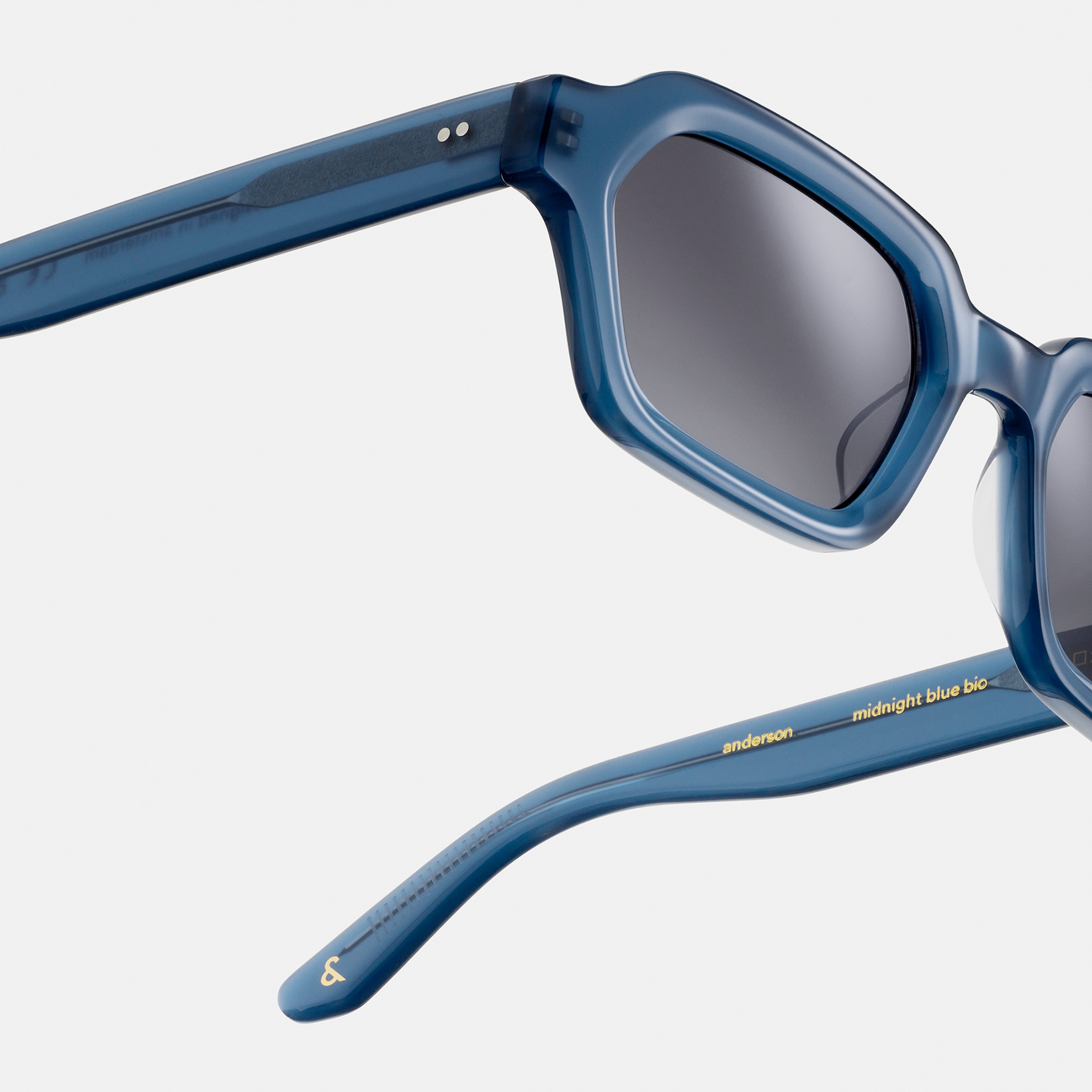 Ace & Tate Sunglasses | Rectangle Acetate in Blue