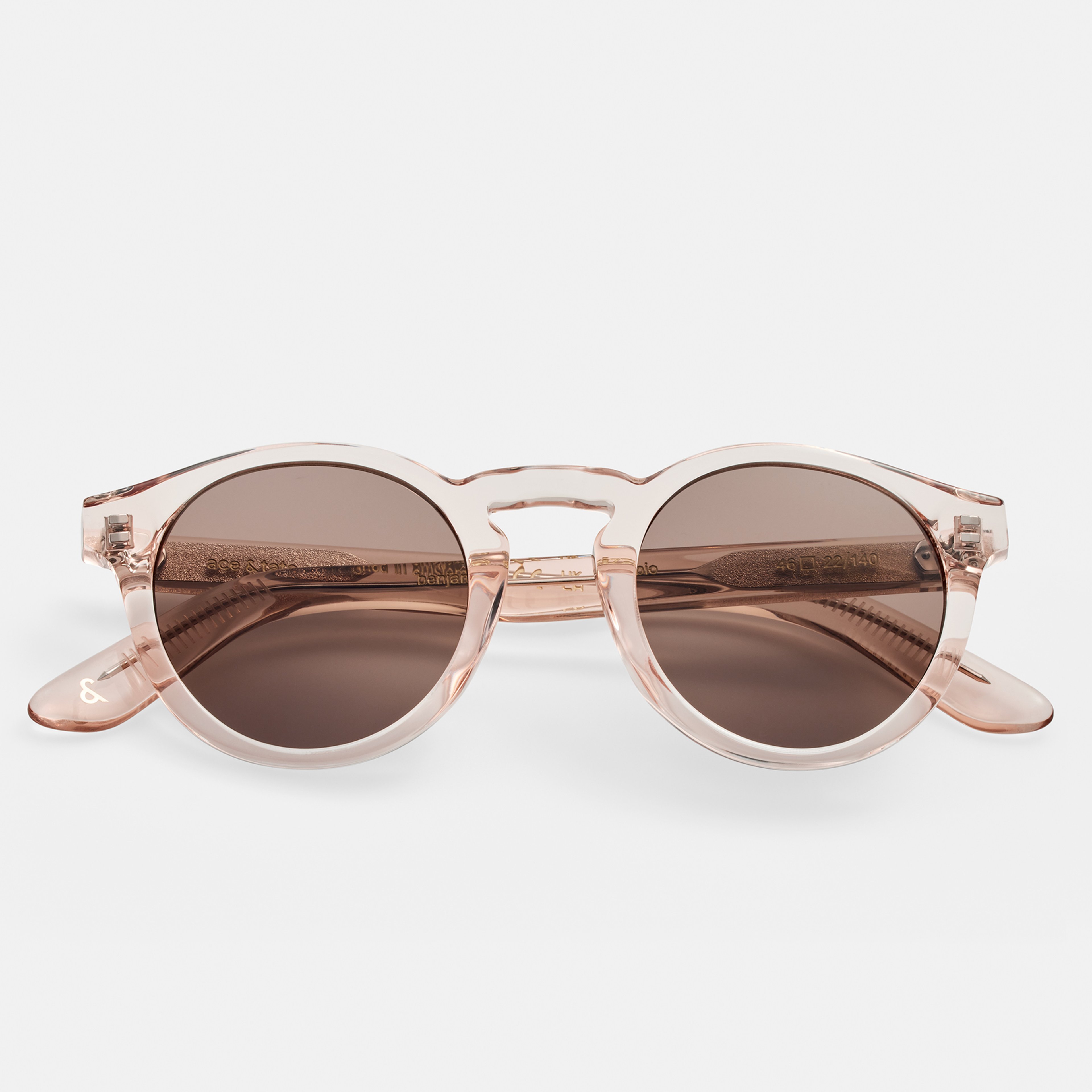 Ace & Tate Solaires | Ronde Acétate in Clair