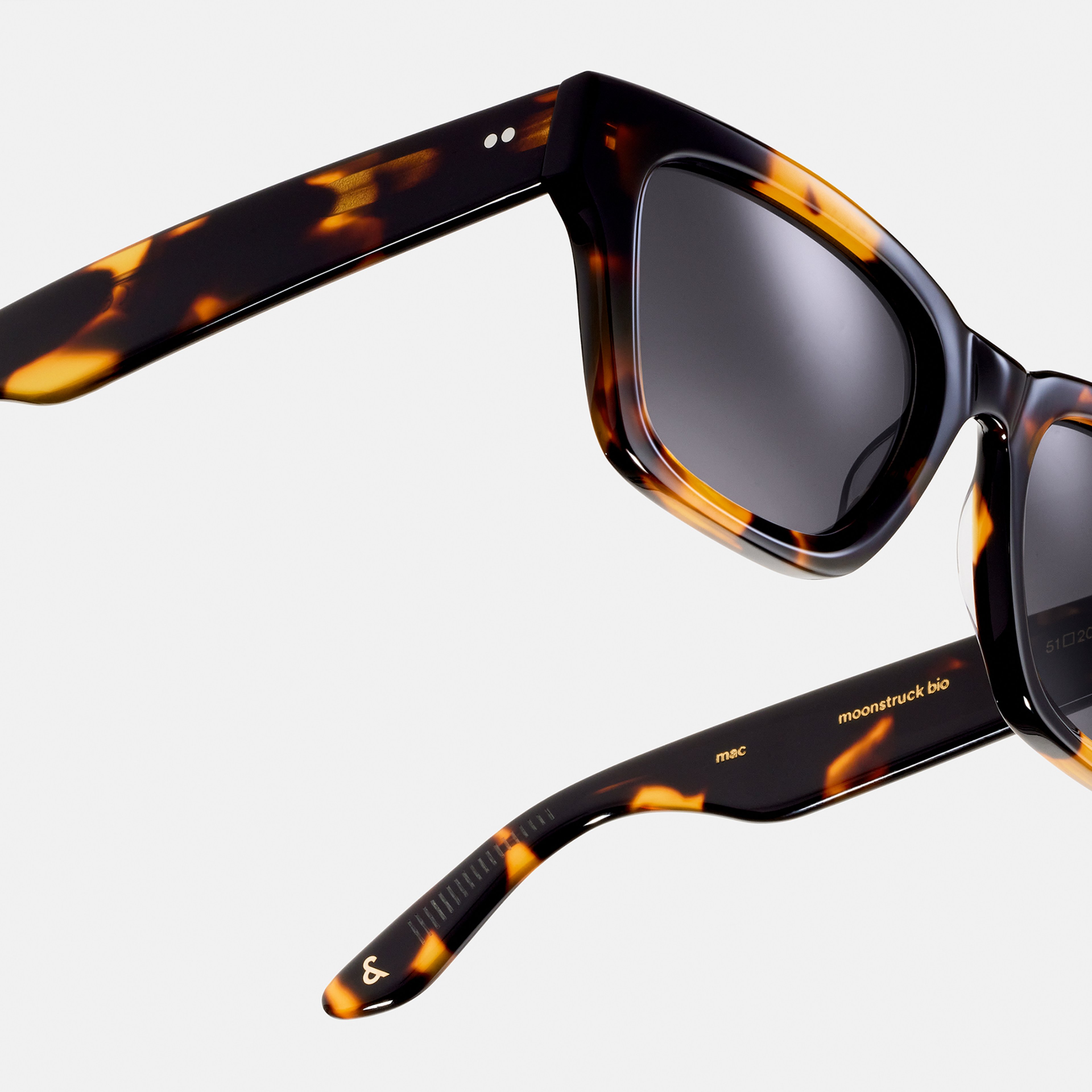 Ace & Tate Sunglasses | Square Acetate in Black, Brown, Yellow