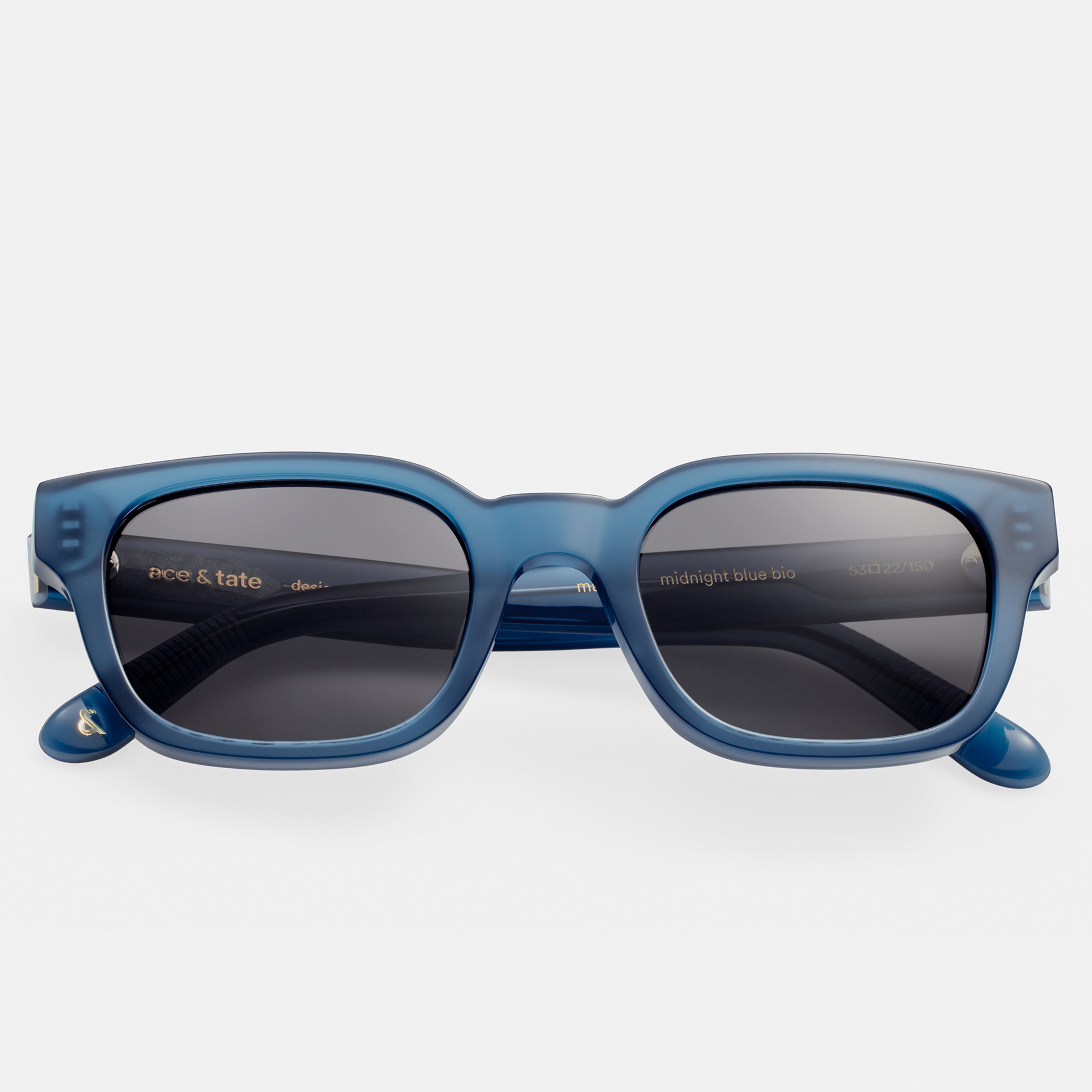 Ace & Tate Sonnenbrillen | Rechteckig Acetat in Blau
