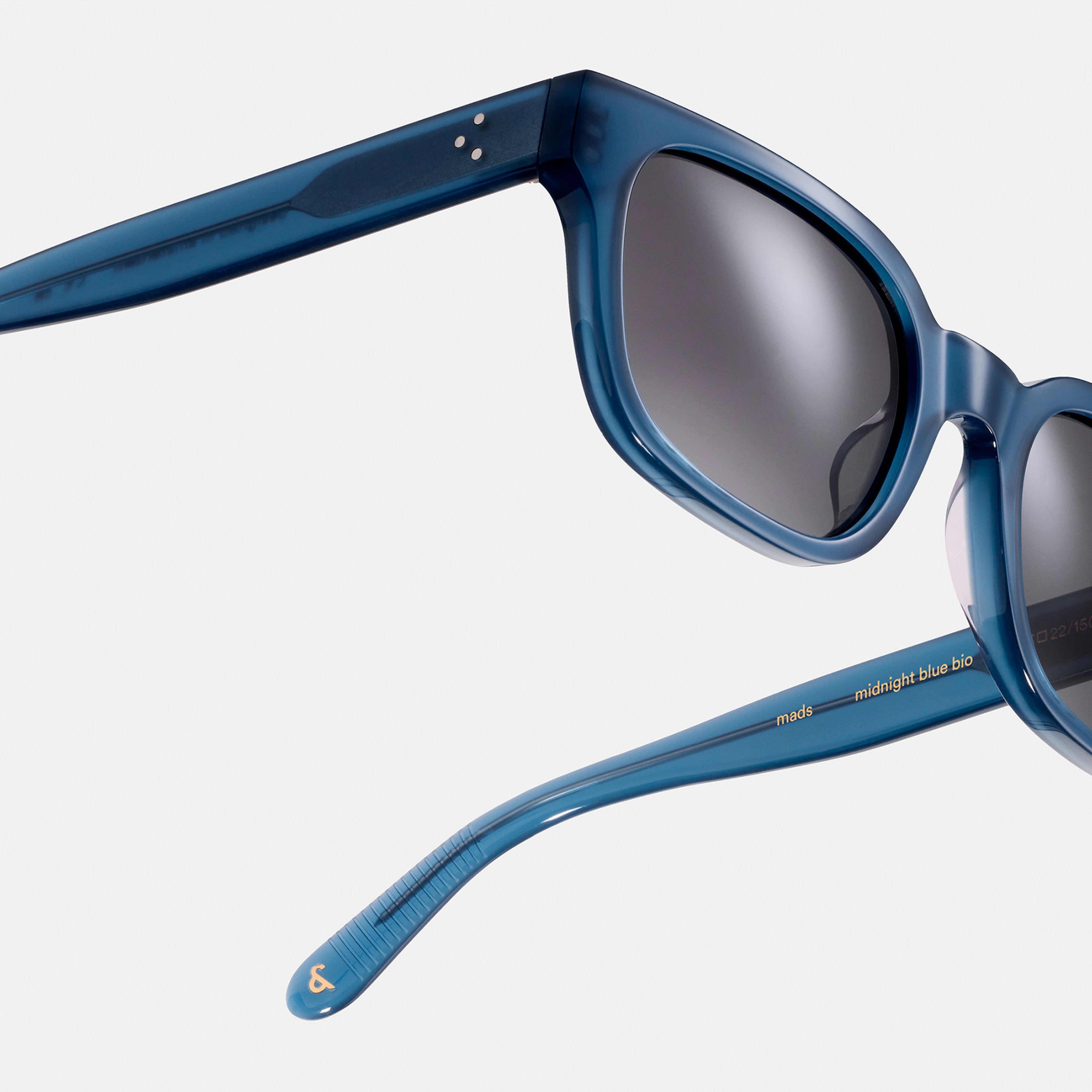 Ace & Tate Sonnenbrillen | Rechteckig Acetat in Blau