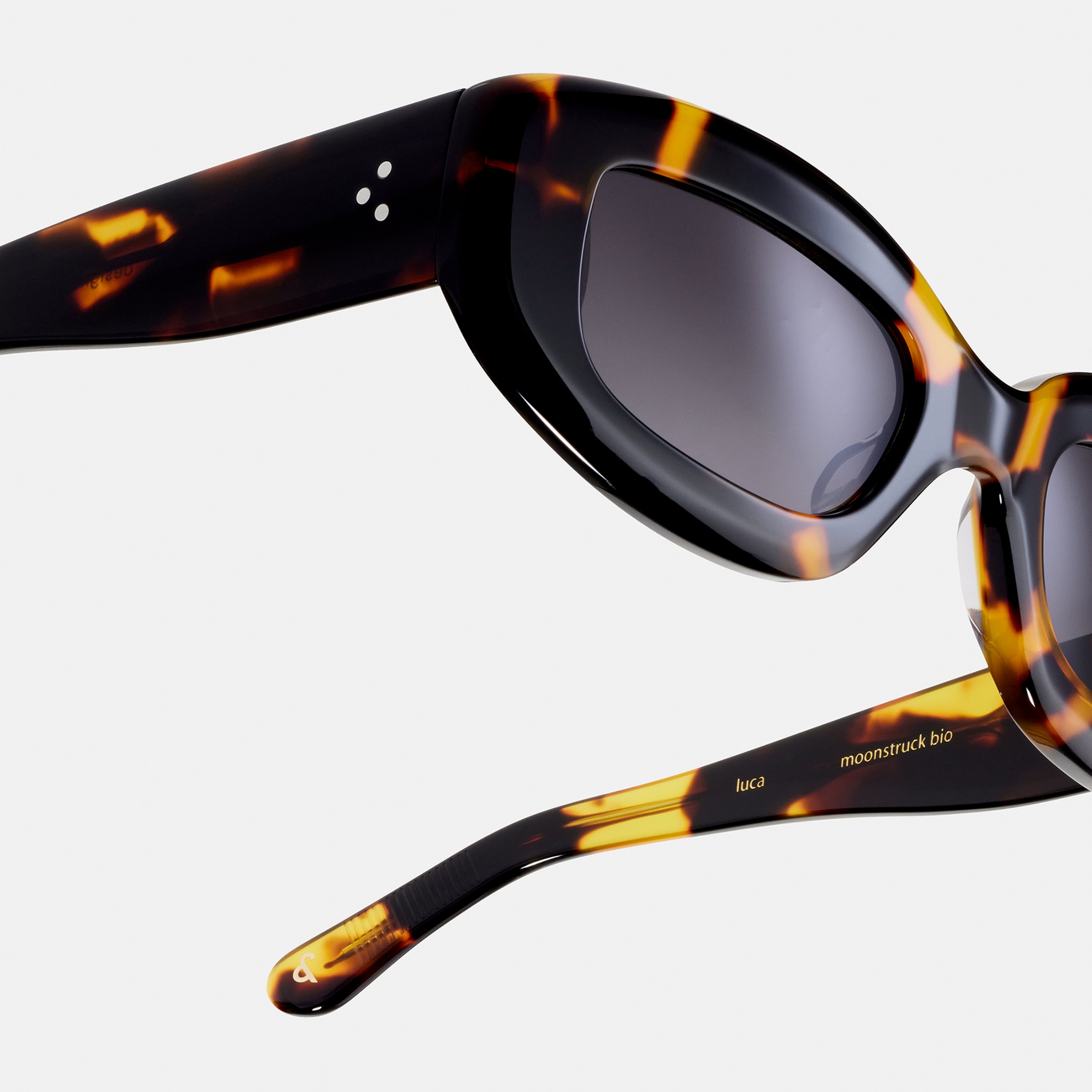 Ace & Tate Sunglasses | Rectangle Acetate in Black, Brown, Yellow
