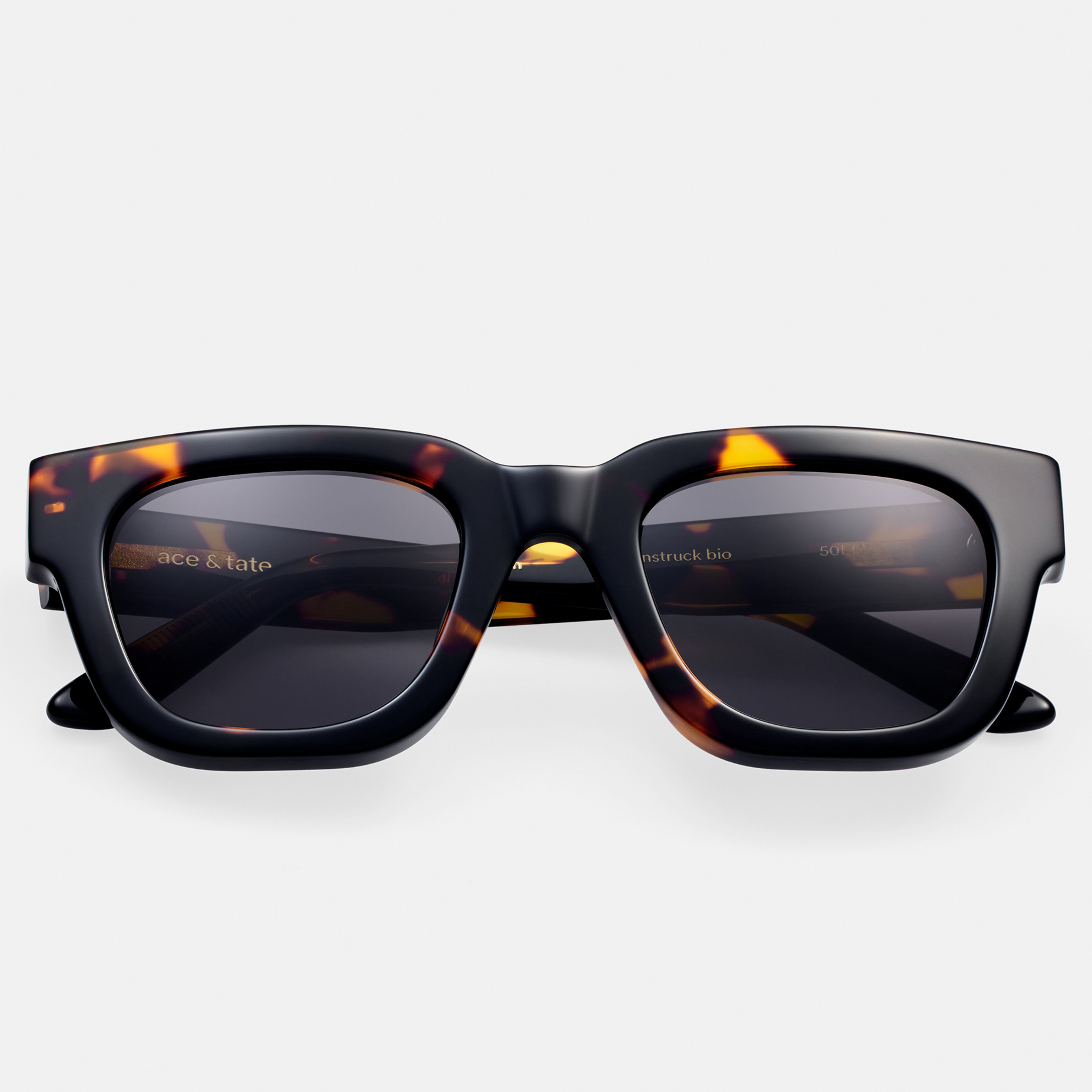 Ace & Tate Sunglasses | Square Acetate in Black, Brown, Yellow