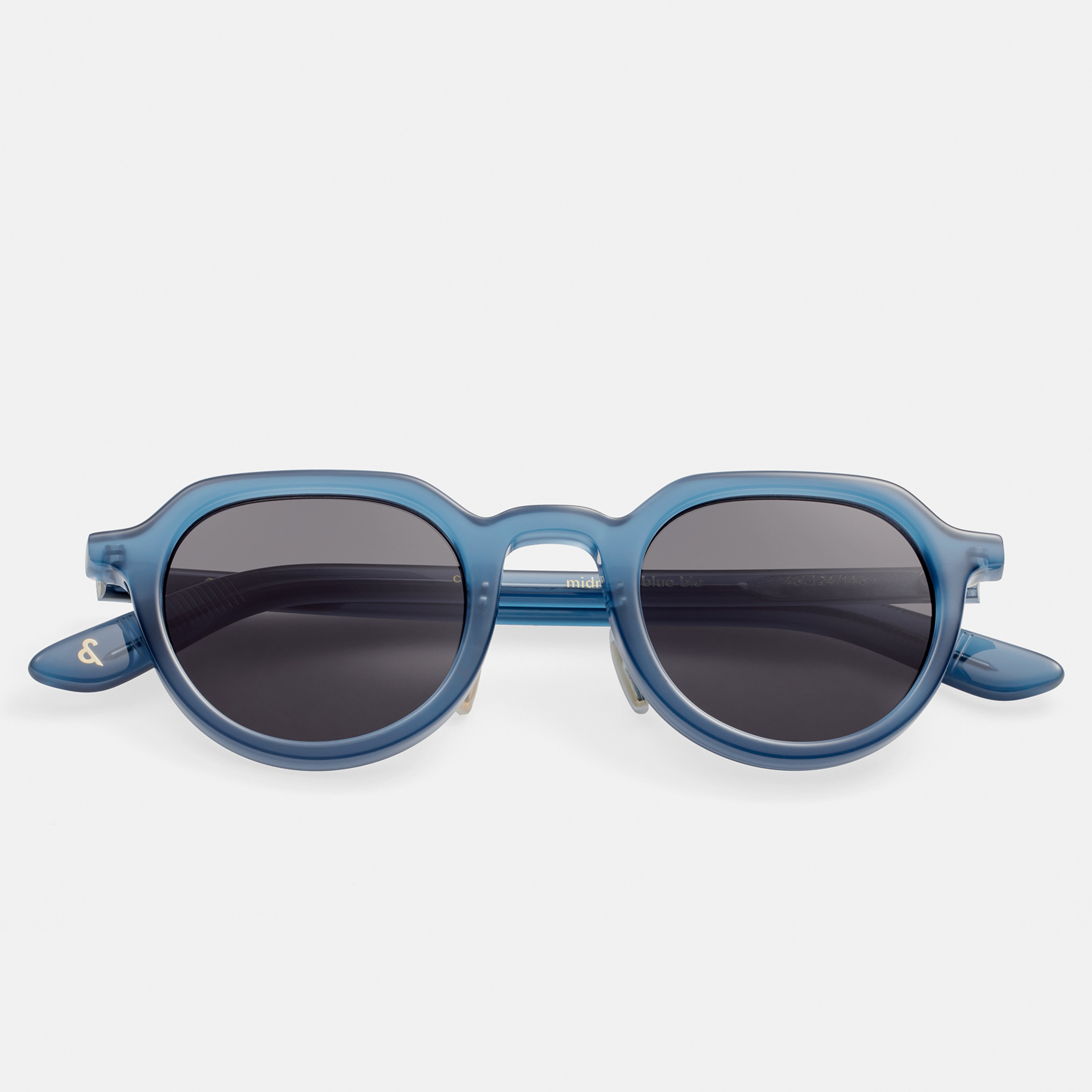 Ace & Tate Sunglasses | Round Acetate in Blue